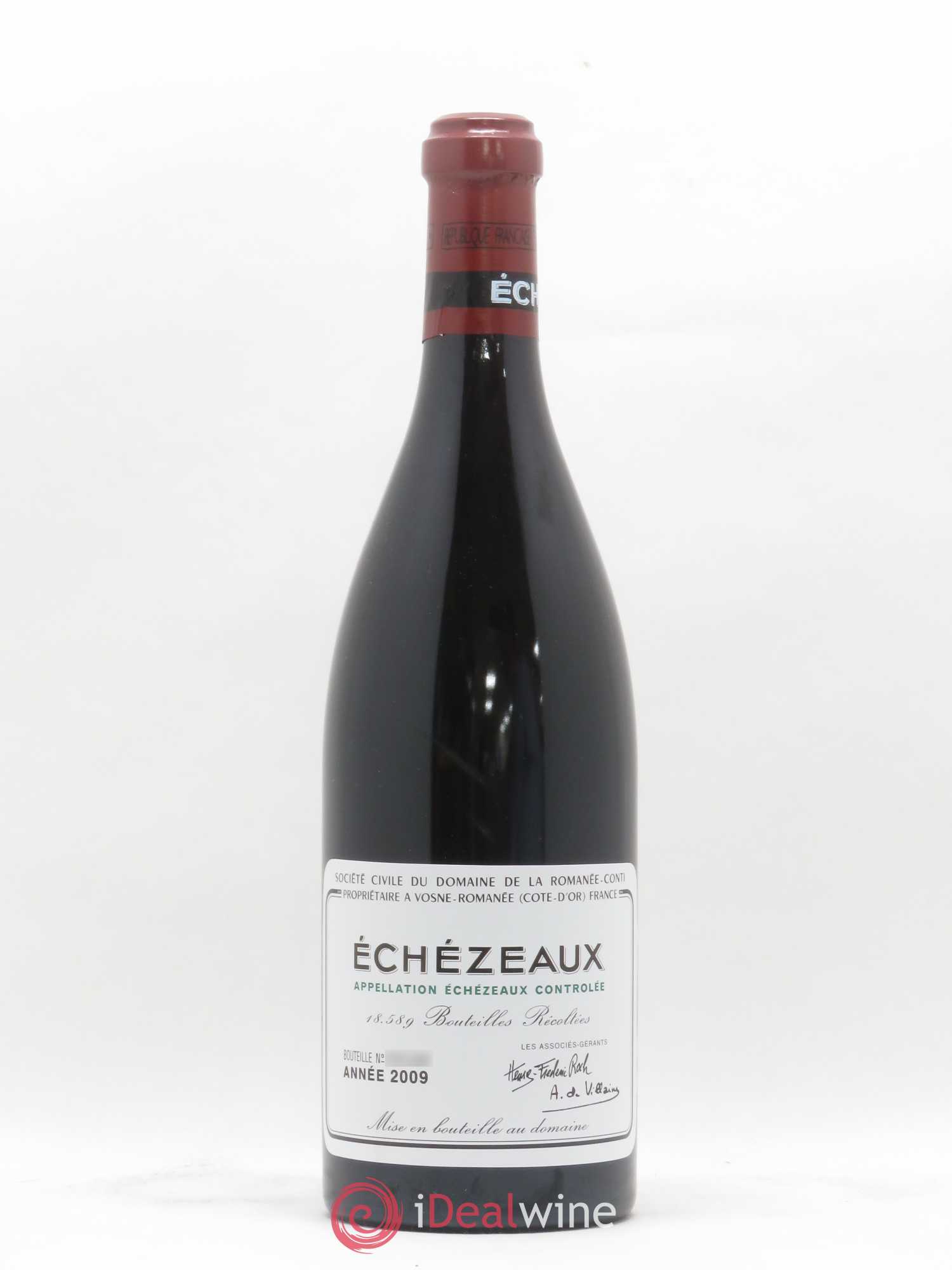 Echezeaux Grand Cru Domaine de la Romanée-Conti 2009 - Lot de 1 bouteille - 0