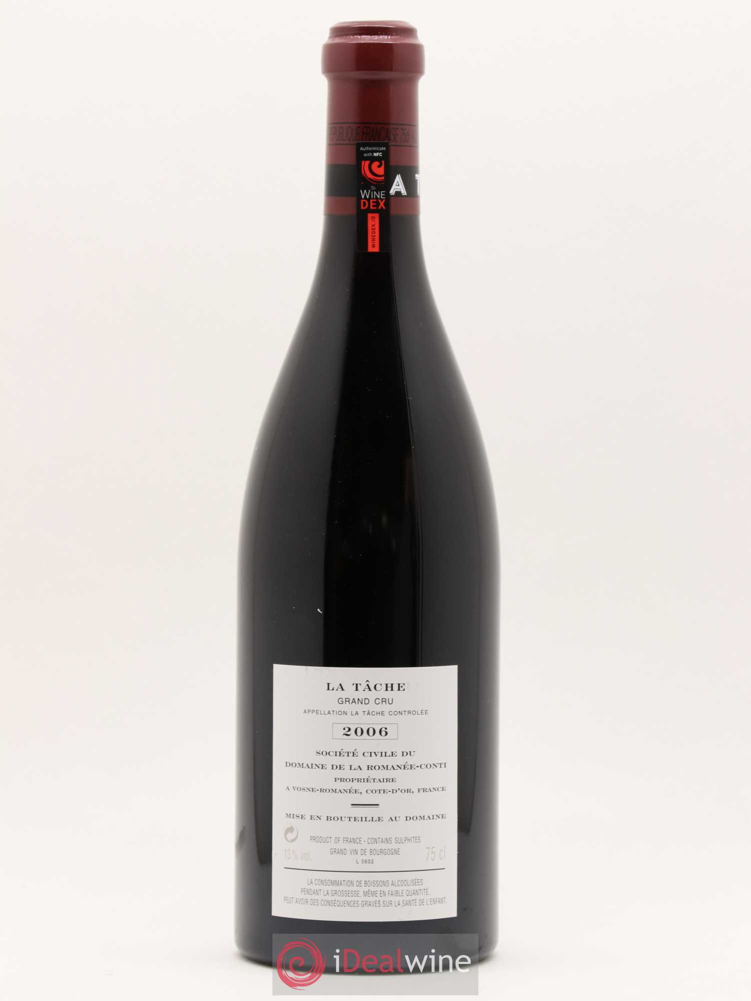 La Tâche Grand Cru Domaine de la Romanée-Conti 2006 - Lot de 1 bouteille - 1