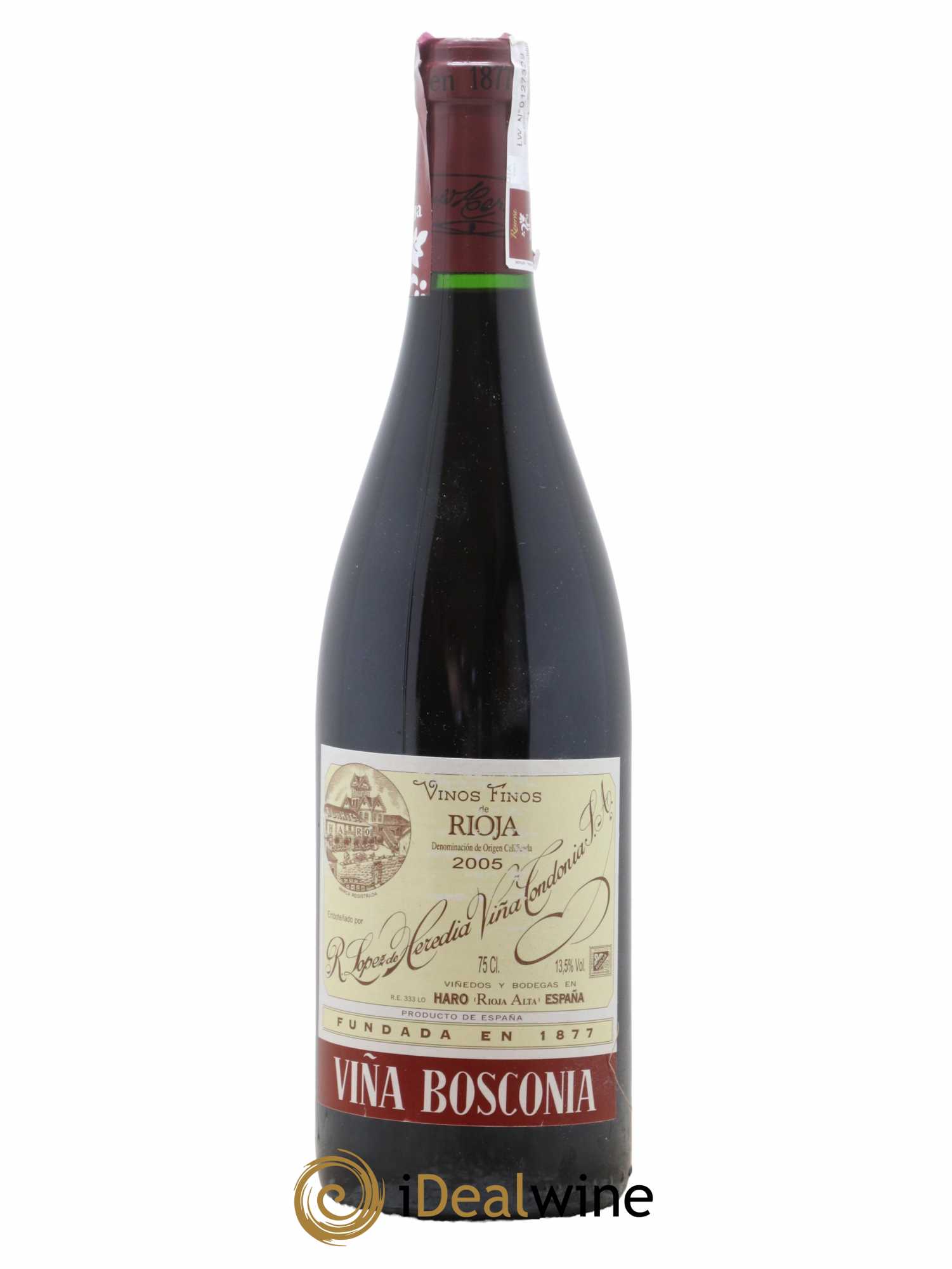 Rioja Viña Bosconia Reserva Vina Tondonia R. Lopez de Heredia 2005 - Lot de 1 bouteille - 0
