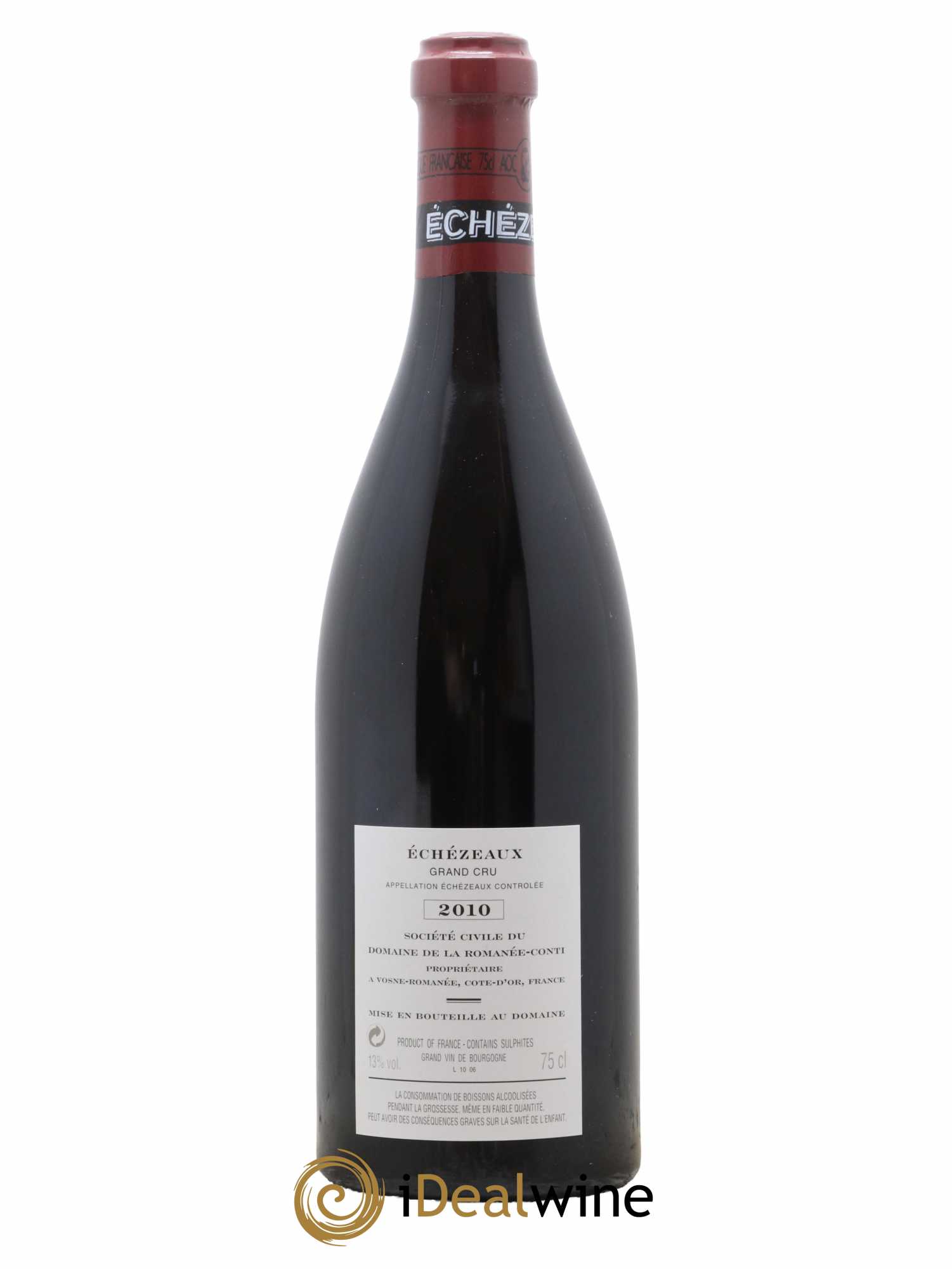 Echezeaux Grand Cru Domaine de la Romanée-Conti 2010 - Lot de 1 bouteille - 1