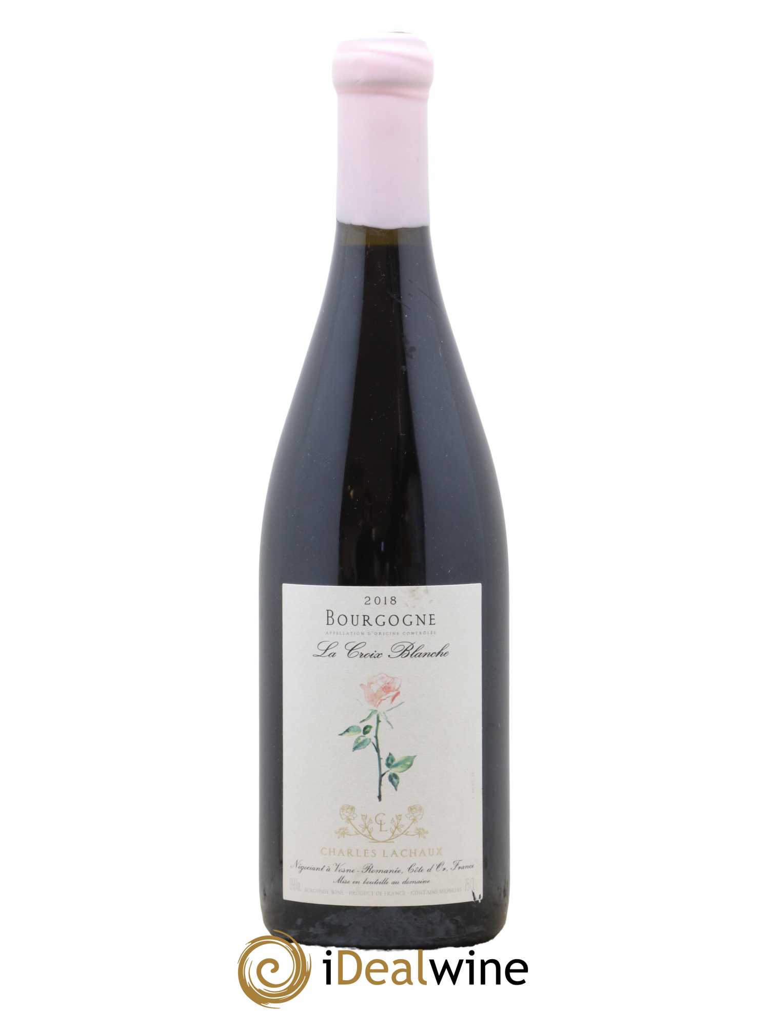 Bourgogne La Croix Blanche Charles Lachaux 2018 - Lot de 1 bouteille - 0