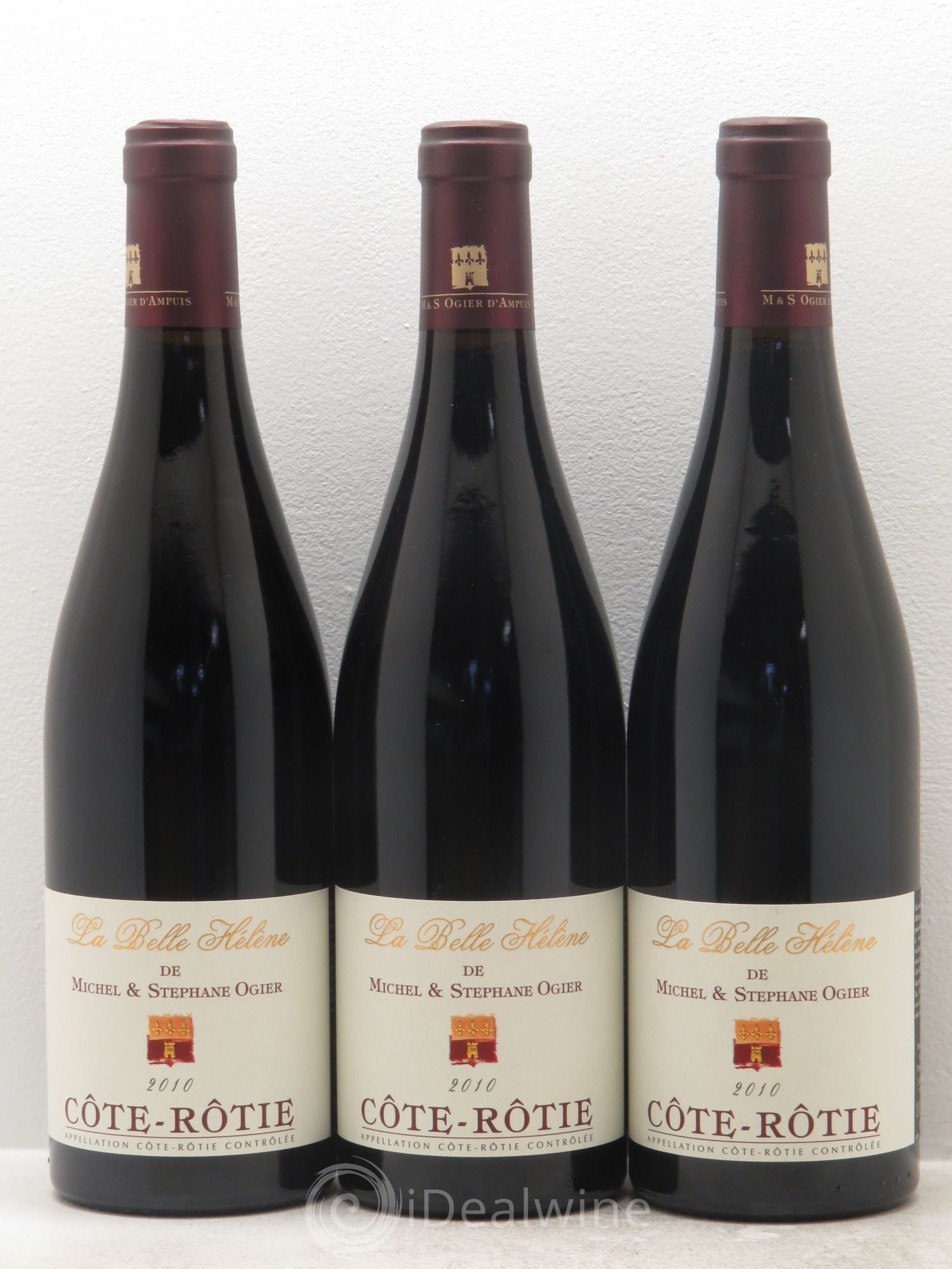 Côte-Rôtie La Belle Hélène Stéphane Ogier 2010 - Lot de 3 bouteilles - 0