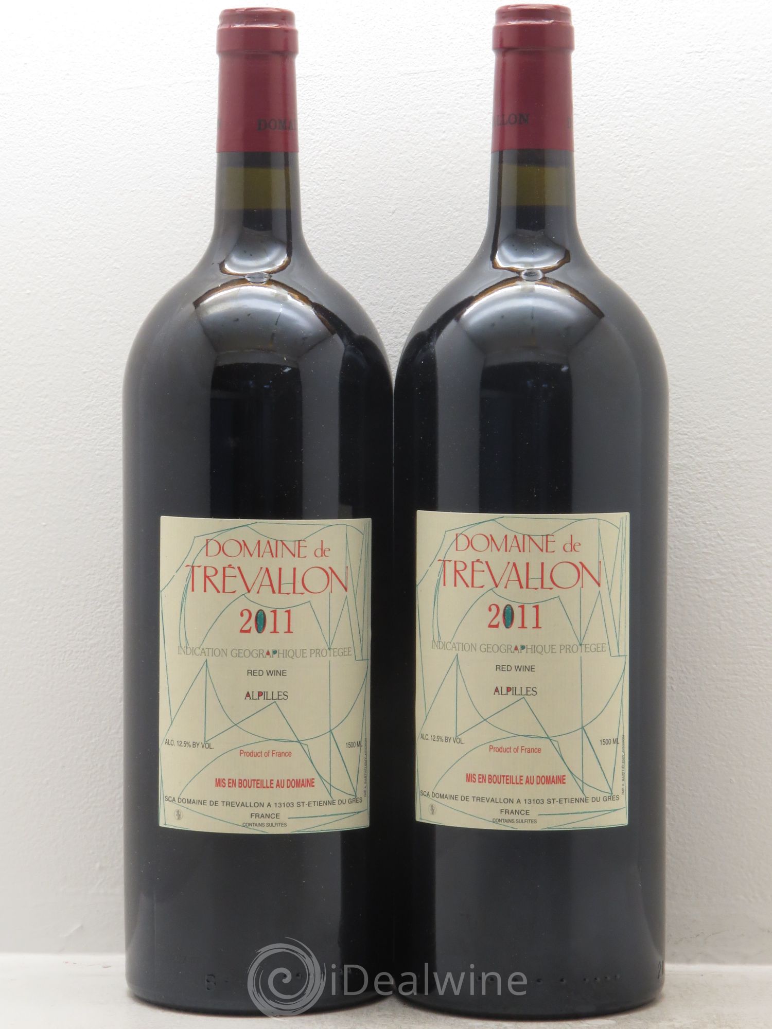 VDP Bouches du Rhône Trévallon (Domaine de) Eloi Dürrbach 2011 - Lot de 2 magnums - 0