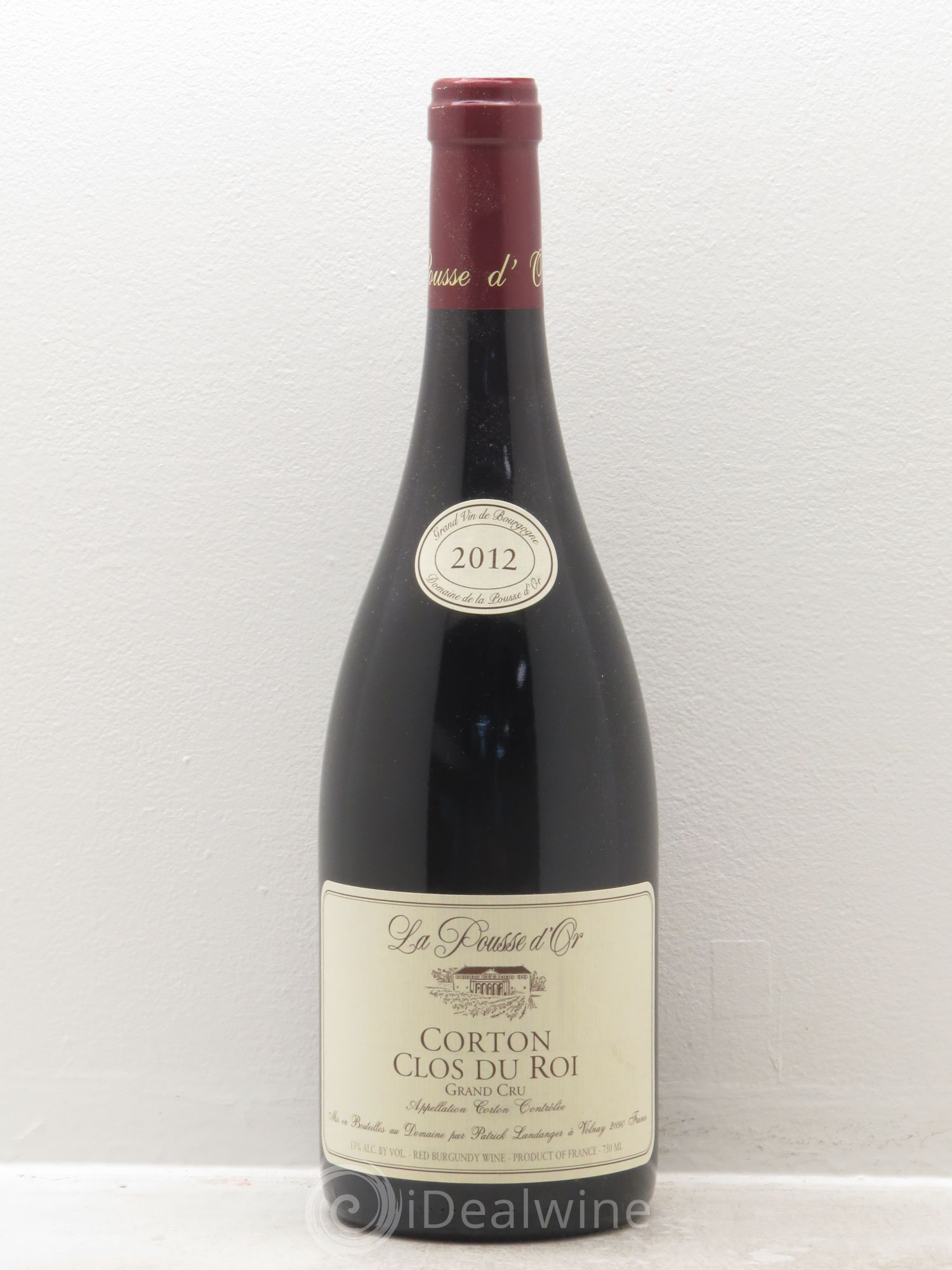 Corton Grand Cru Clos du Roi La Pousse d'Or (Domaine de) 2012 - Lot de 1 bouteille - 0