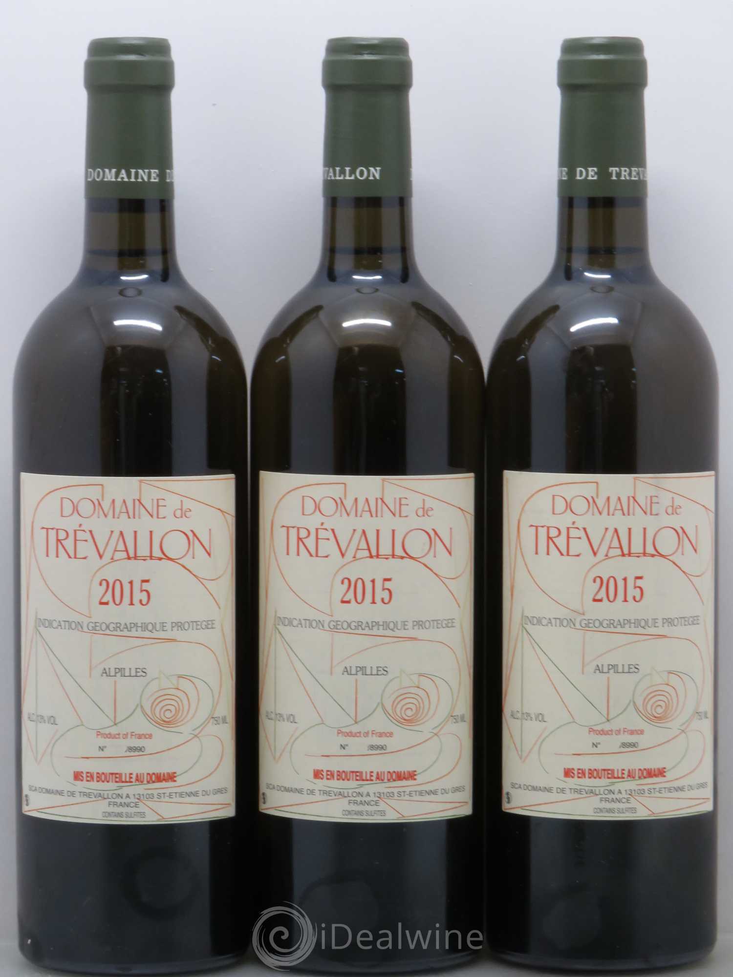 VDP Bouches du Rhône Trévallon (Domaine de) Eloi Dürrbach 2015 - Lot de 6 bouteilles - 2