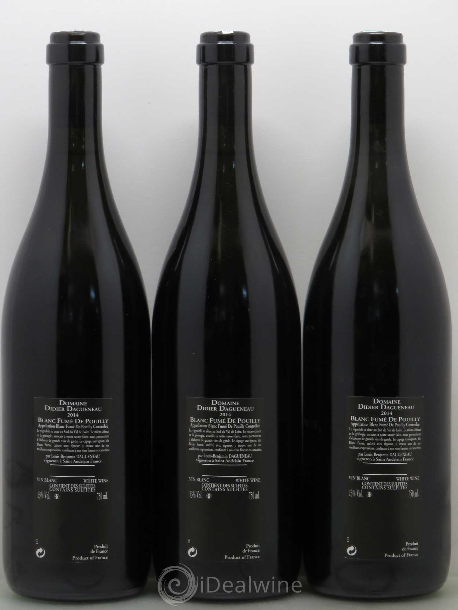 Vin de France (anciennement Pouilly-Fumé) Silex Dagueneau (Domaine Didier - Louis-Benjamin) 2014 - Lot de 6 bouteilles - 2