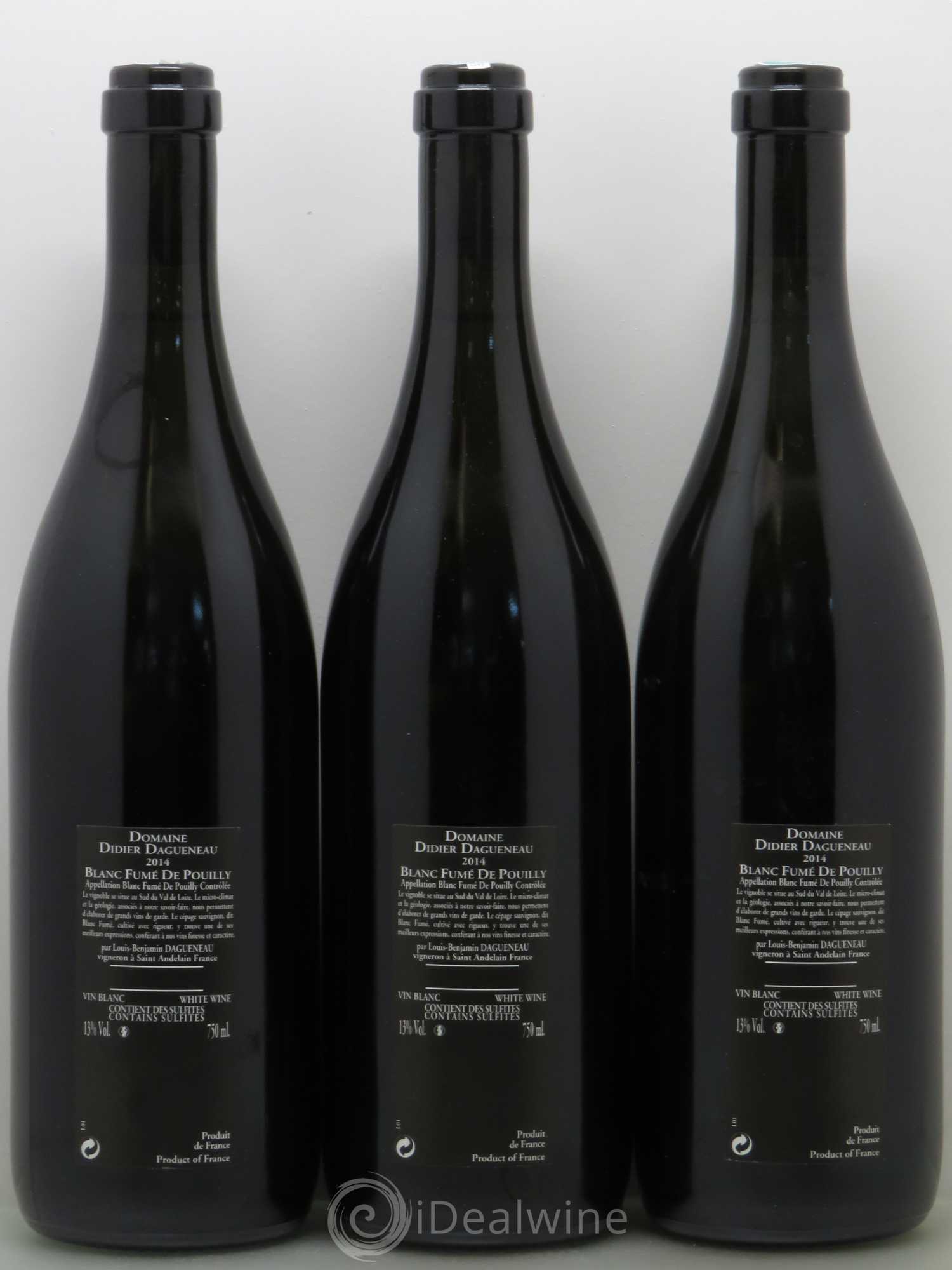 Vin de France (anciennement Pouilly-Fumé) Silex Dagueneau (Domaine Didier - Louis-Benjamin) 2014 - Lot de 6 bouteilles - 4