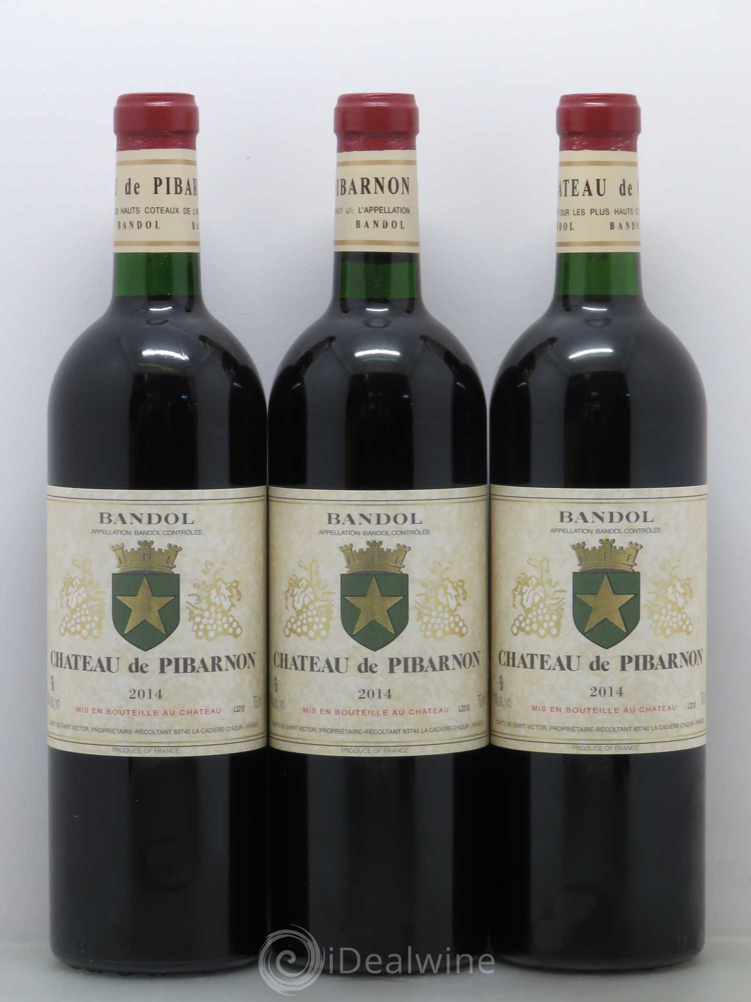 Bandol Château de Pibarnon Comte de Saint-Victor 2014 - Lot de 6 bouteilles - 1
