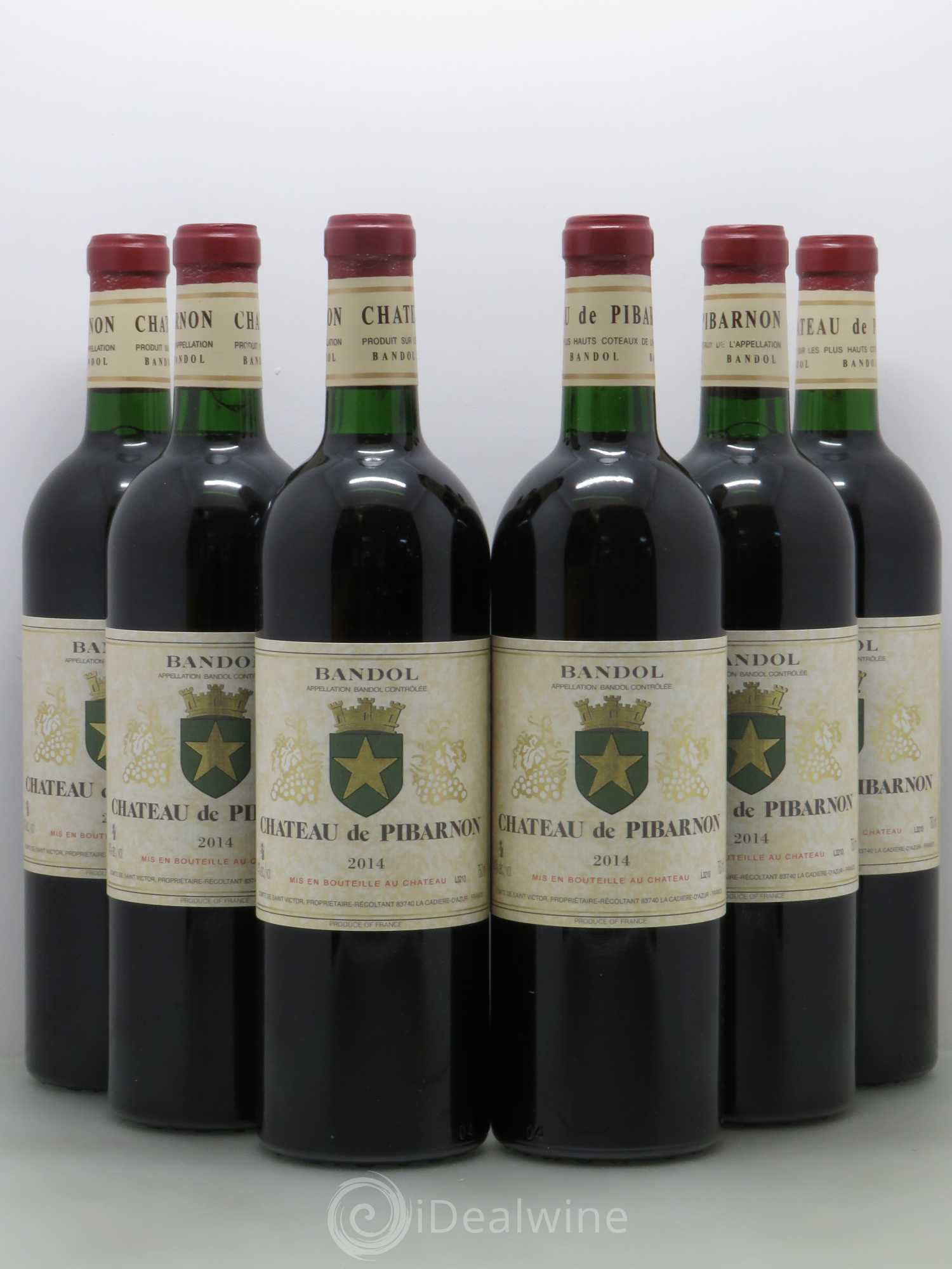 Bandol Château de Pibarnon Comte de Saint-Victor 2014 - Lot de 6 bouteilles - 0