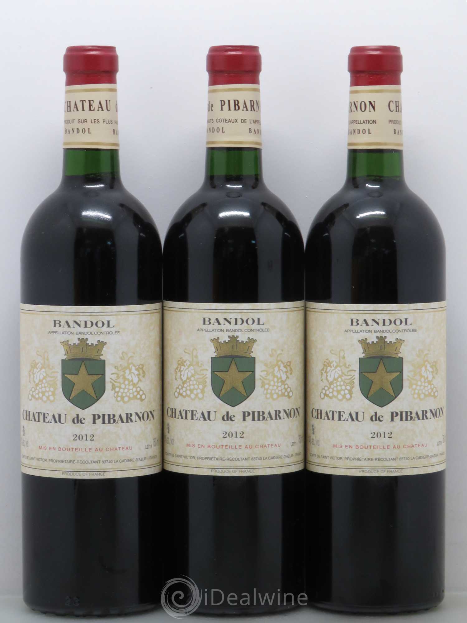 Bandol Château de Pibarnon Comte de Saint-Victor 2012 - Lot de 6 bouteilles - 2