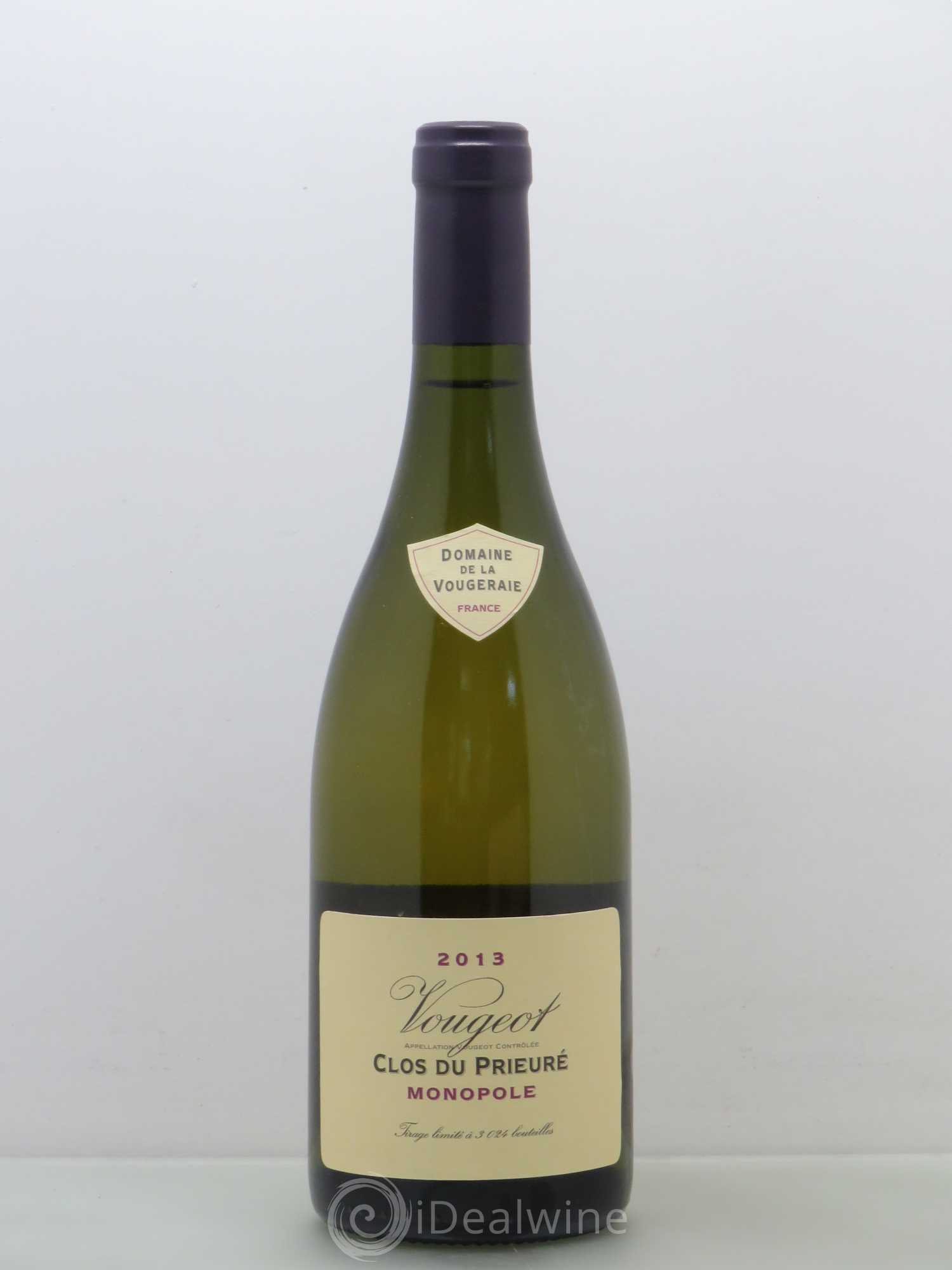 Vougeot Clos de Prieuré La Vougeraie 2013 - Posten von 1 Flasche - 0