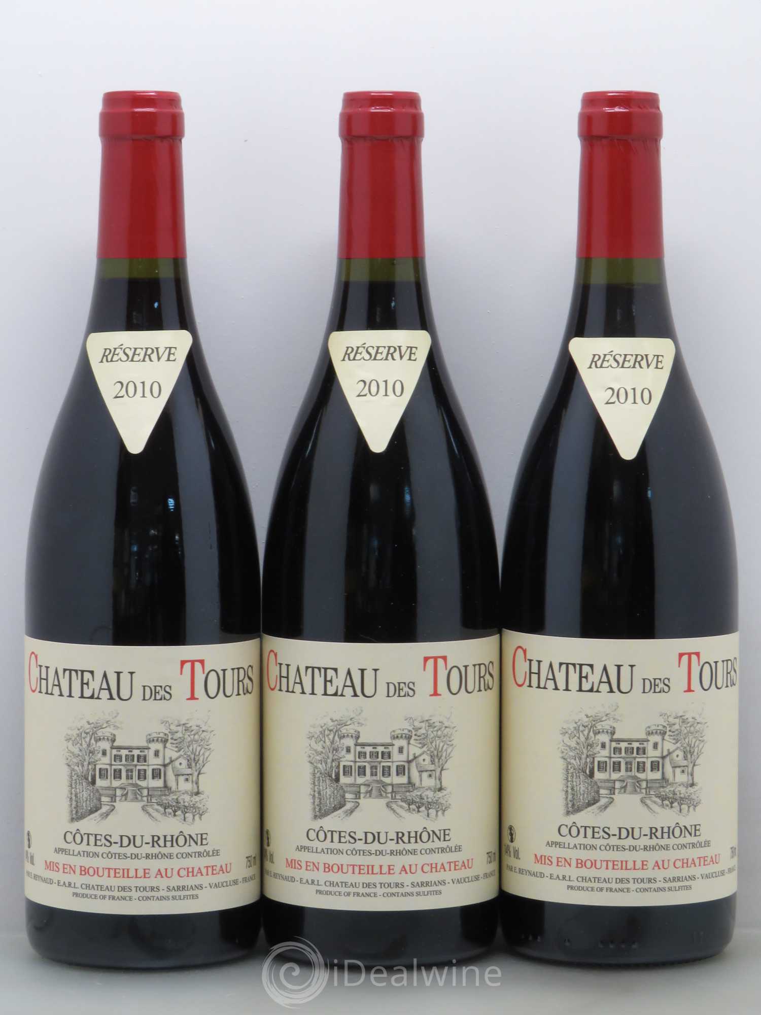 Côtes-du-Rhône Château des Tours Emmanuel Reynaud 2010 - Lot de 6 bouteilles - 2