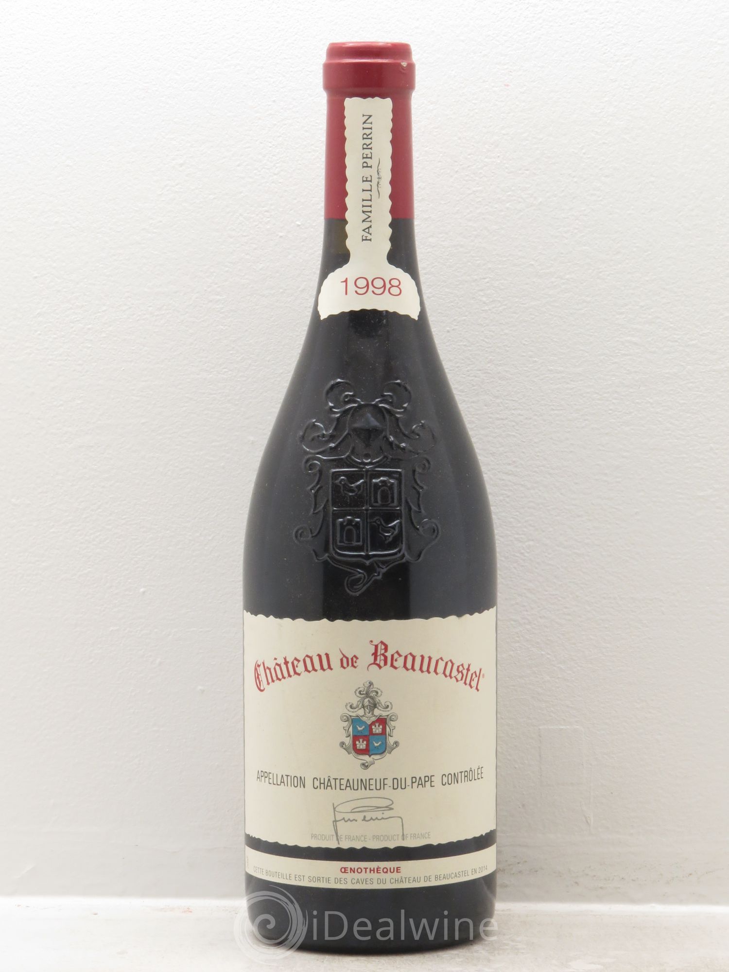 Châteauneuf-du-Pape Château de Beaucastel Famille Perrin Oenothèque 1998 - Lot de 1 bouteille - 0