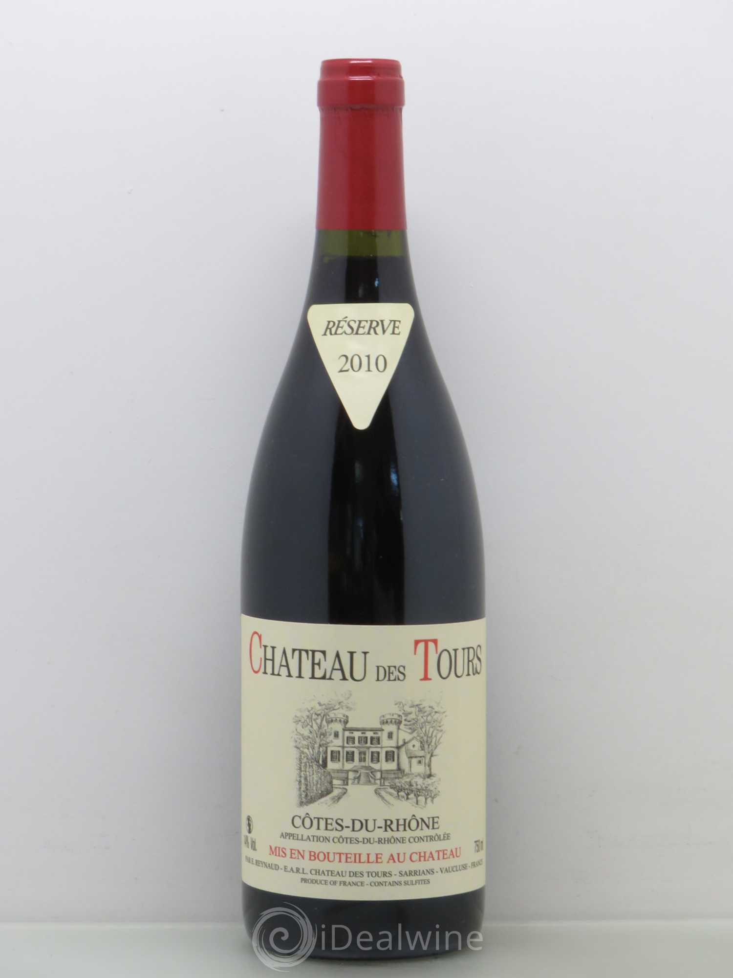Côtes-du-Rhône Château des Tours Emmanuel Reynaud 2010 - Lot de 1 bouteille - 0
