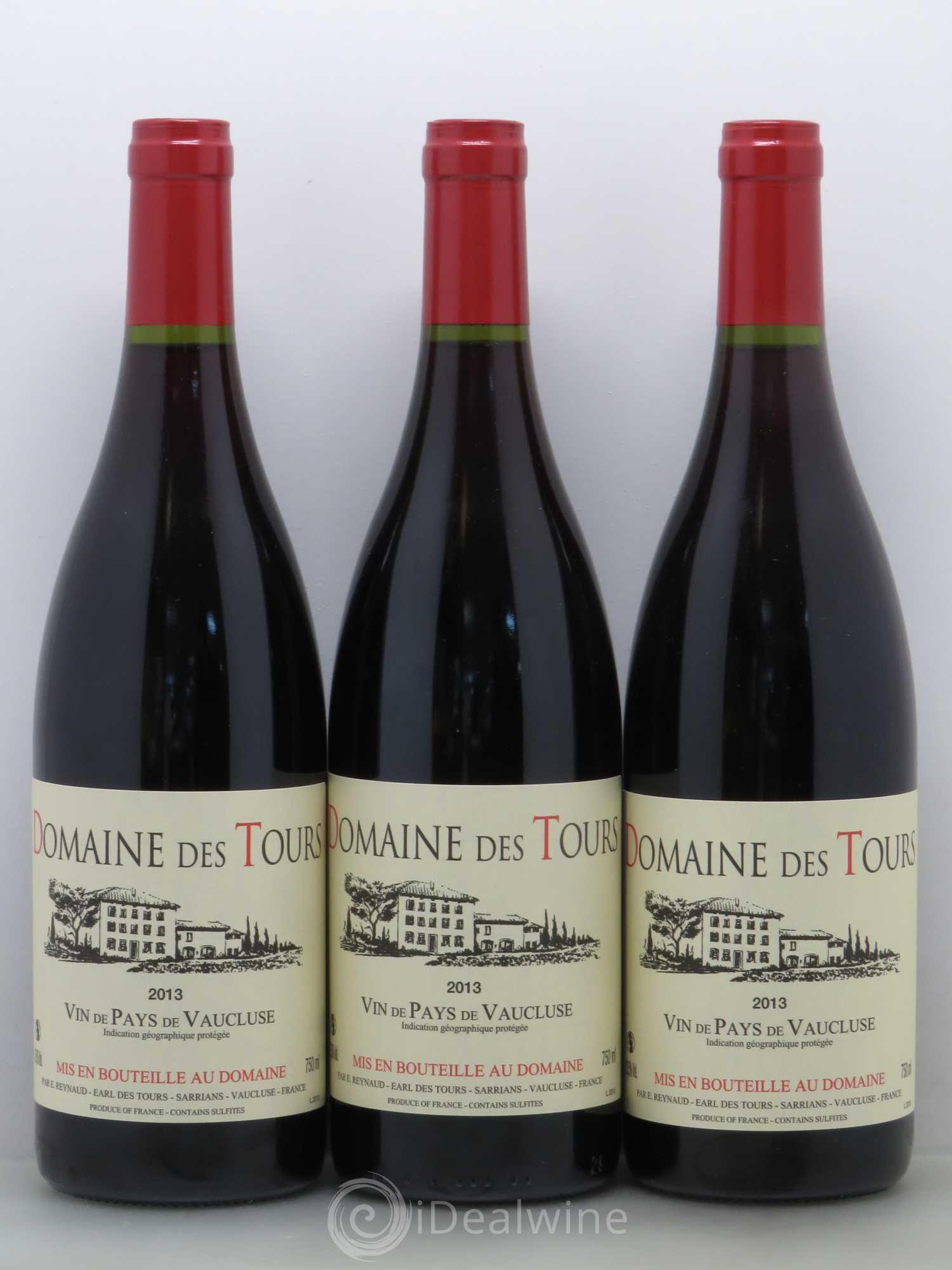 Vaucluse (Vin de Pays de Vaucluse) Domaine des Tours Emmanuel Reynaud 2013 - Lot de 6 bouteilles - 1