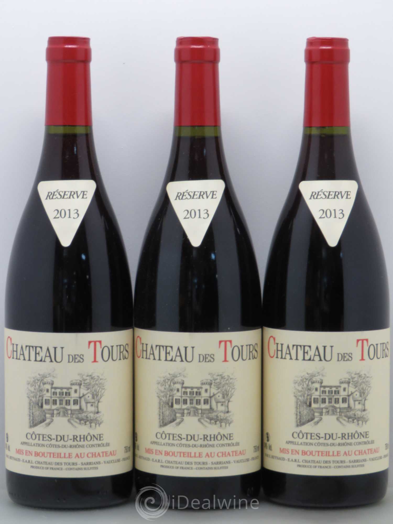 Côtes-du-Rhône Château des Tours Emmanuel Reynaud 2013 - Lot de 6 bouteilles - 2