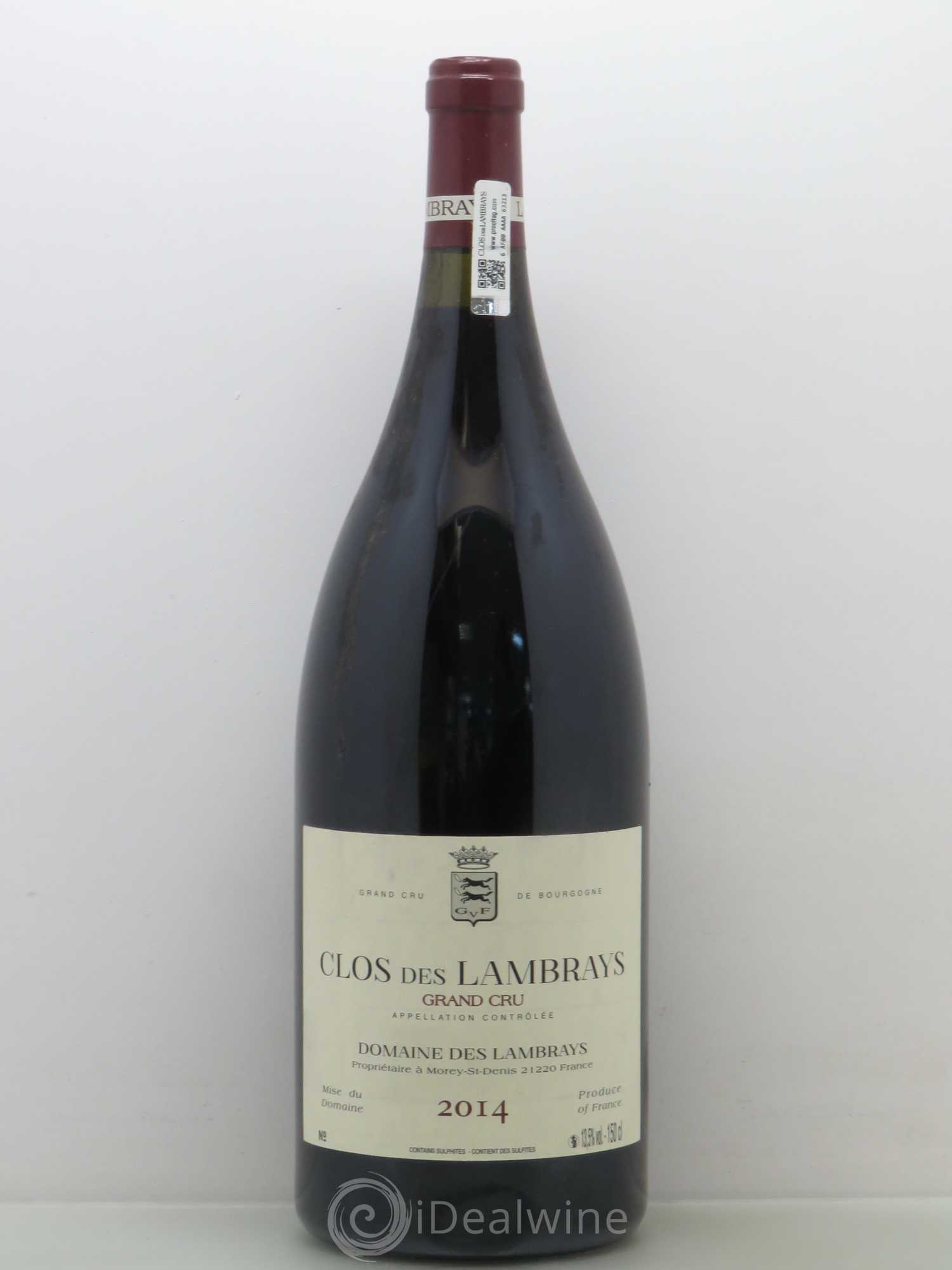 Clos des Lambrays Grand Cru Domaine des Lambrays 2014 - Lot de 1 magnum - 0