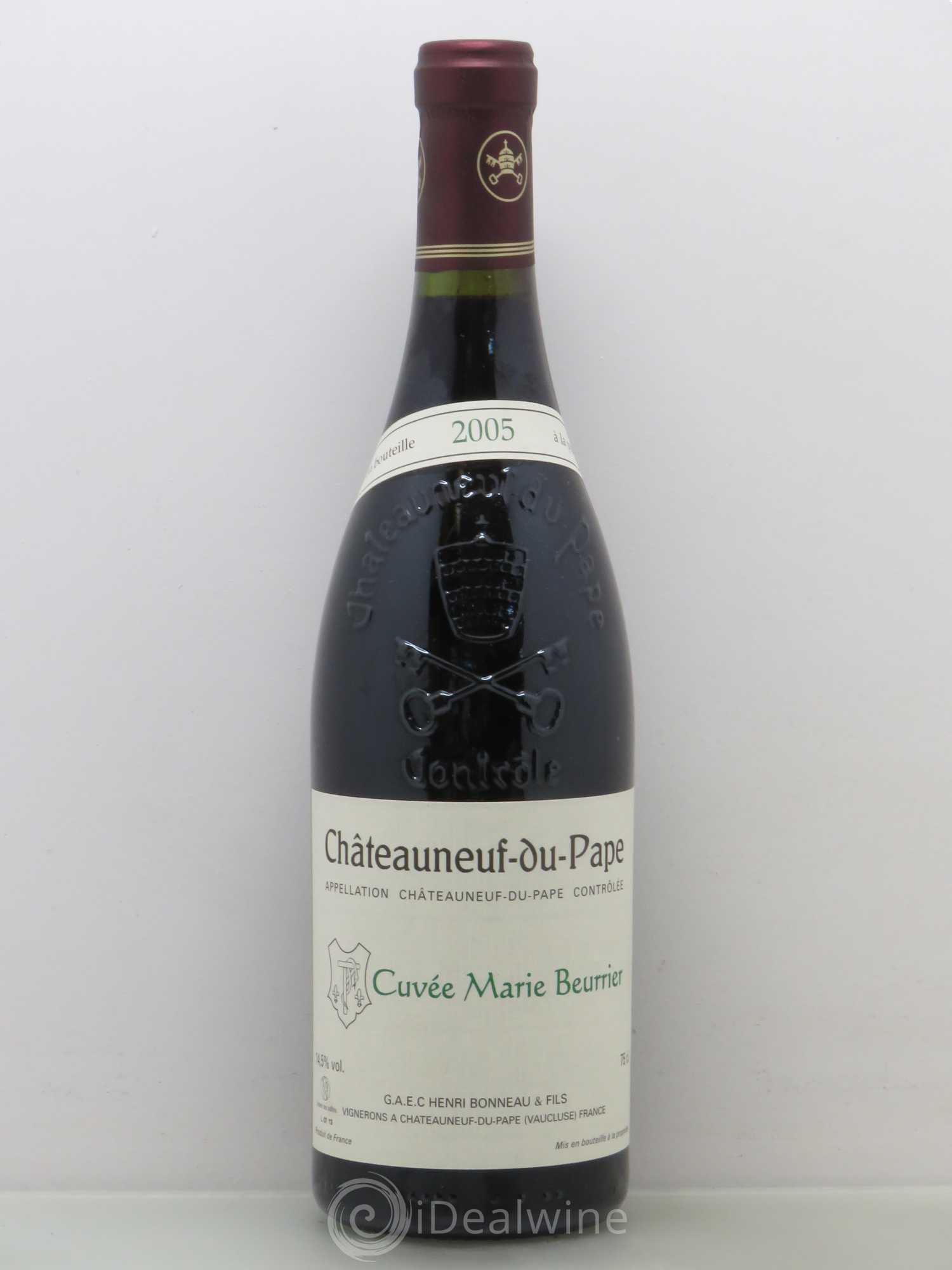 Châteauneuf-du-Pape Marie Beurrier Henri Bonneau & Fils 2005 - Lot de 1 bouteille - 0
