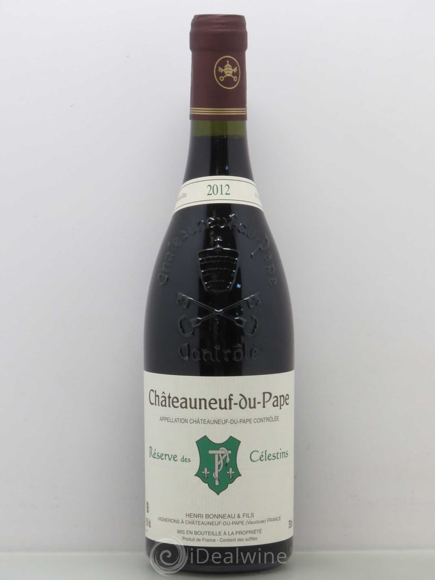 Châteauneuf-du-Pape Réserve des Célestins Henri Bonneau & Fils 2012 - Lot de 1 bouteille - 0