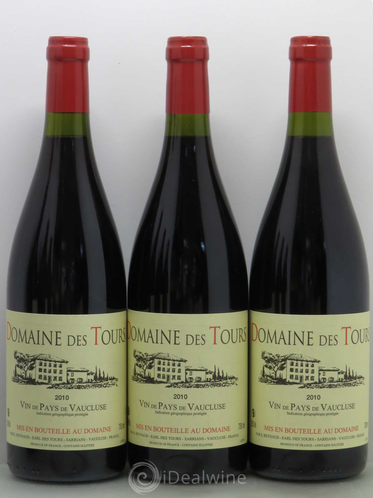 Vaucluse (Vin de Pays de Vaucluse) Domaine des Tours Emmanuel Reynaud 2010 - Lot de 6 bouteilles - 1