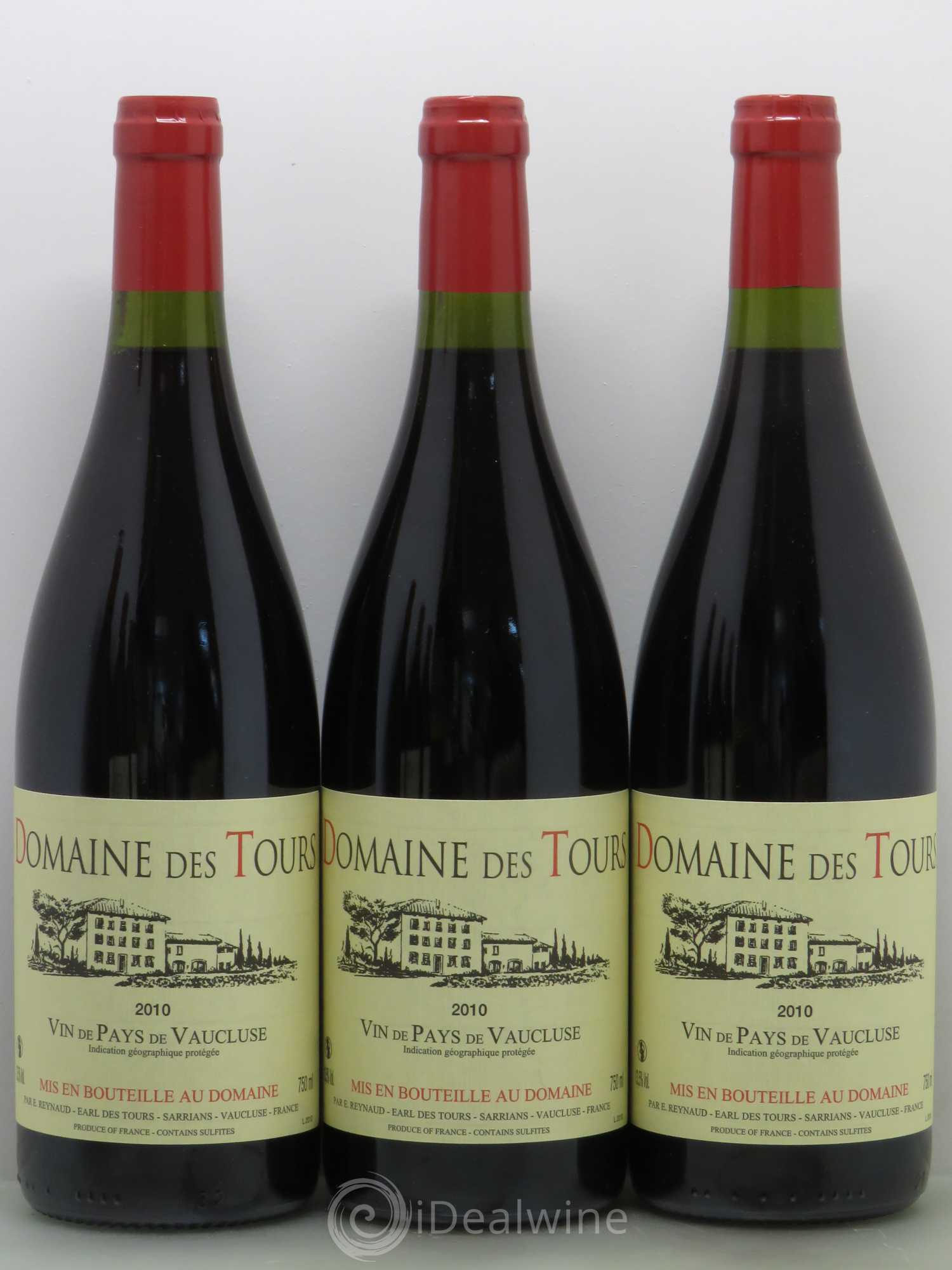 Vaucluse (Vin de Pays de Vaucluse) Domaine des Tours Emmanuel Reynaud 2010 - Lot de 6 bouteilles - 2