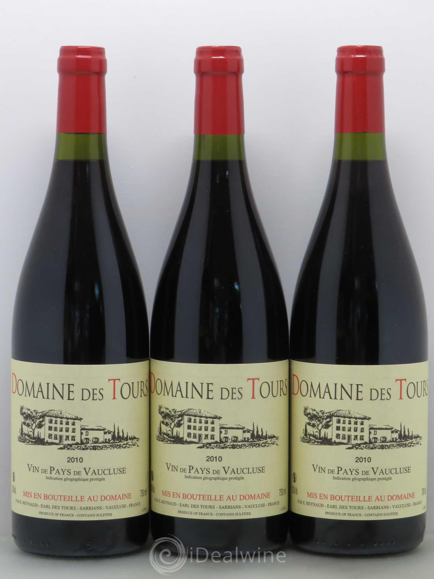 Vaucluse (Vin de Pays de Vaucluse) Domaine des Tours Emmanuel Reynaud 2010 - Lot de 6 bouteilles - 2