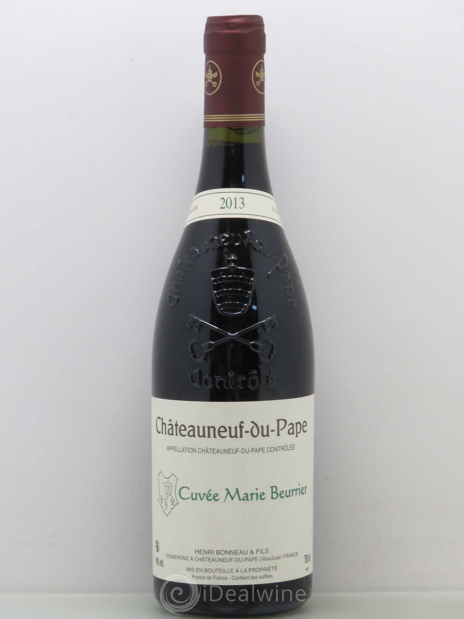 Châteauneuf-du-Pape Marie Beurrier Henri Bonneau & Fils 2013 - Lot de 1 bouteille - 0