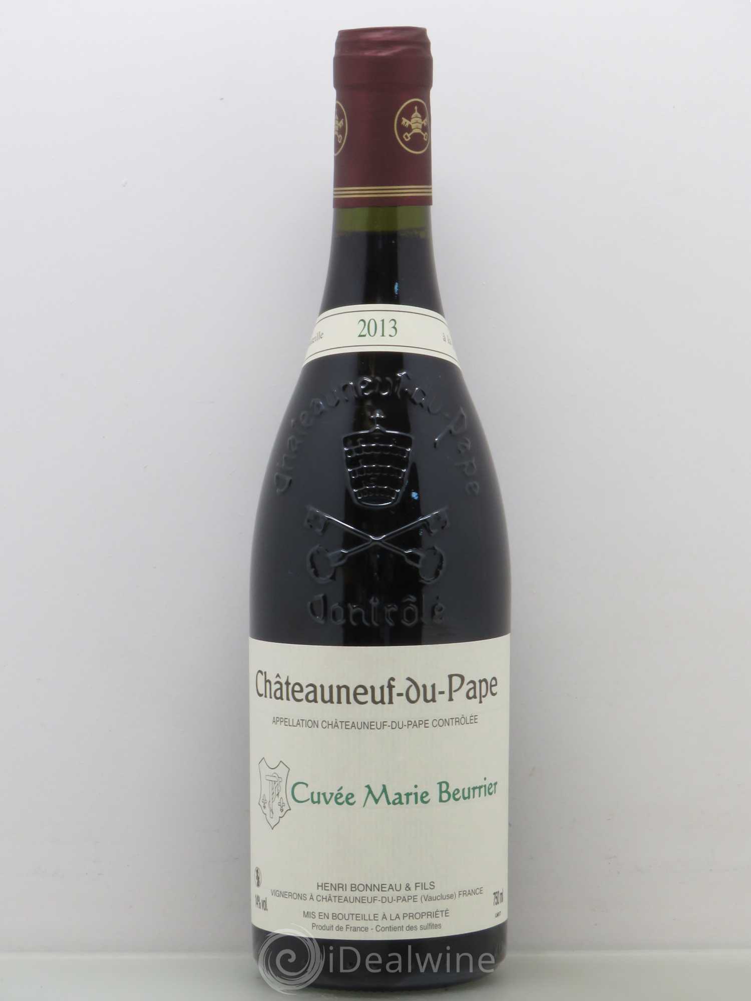 Châteauneuf-du-Pape Marie Beurrier Henri Bonneau & Fils 2013 - Lot de 1 bouteille - 0