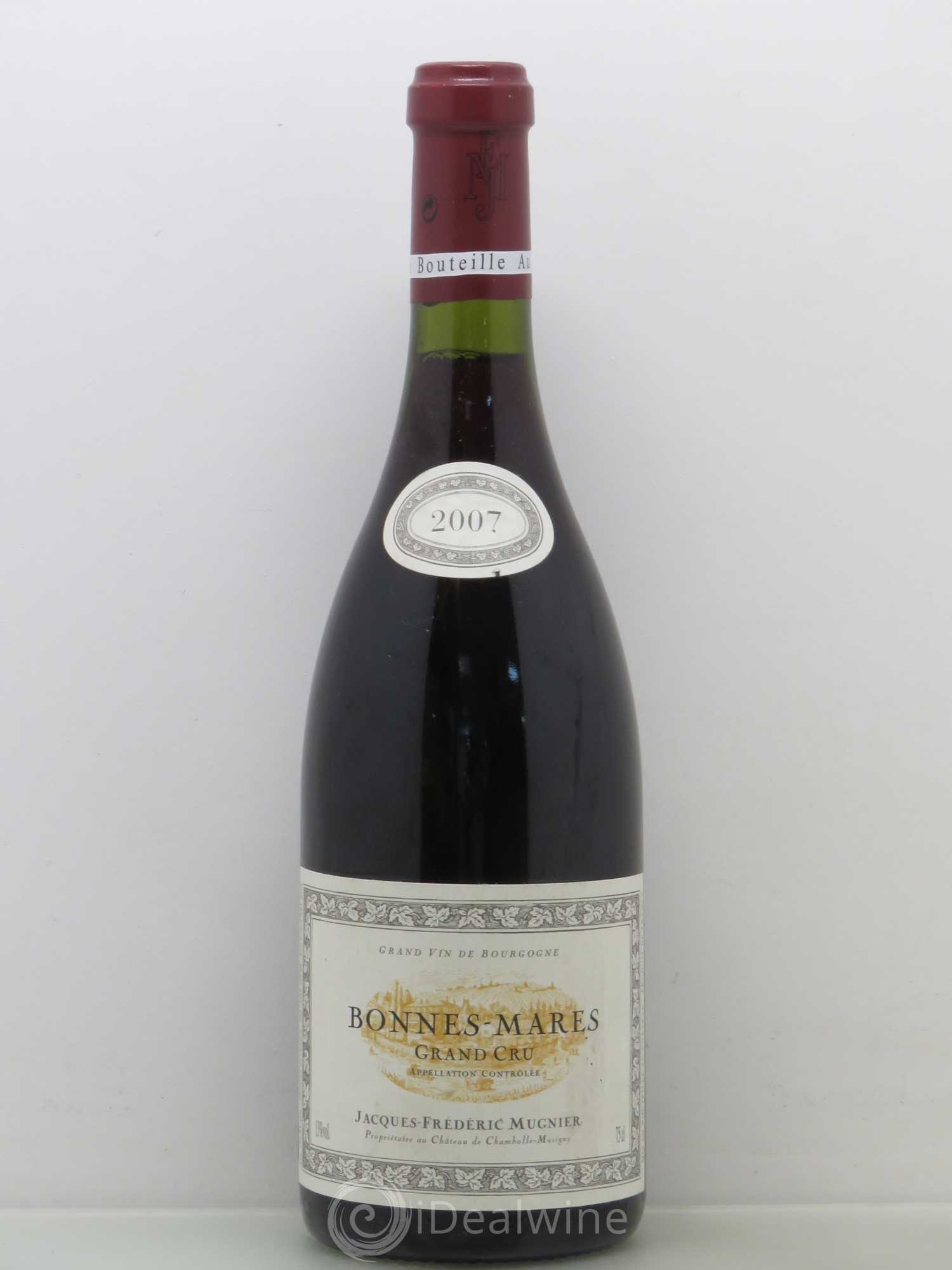 Bonnes-Mares Grand Cru Jacques-Frédéric Mugnier 2007 - Lot de 1 bouteille - 0