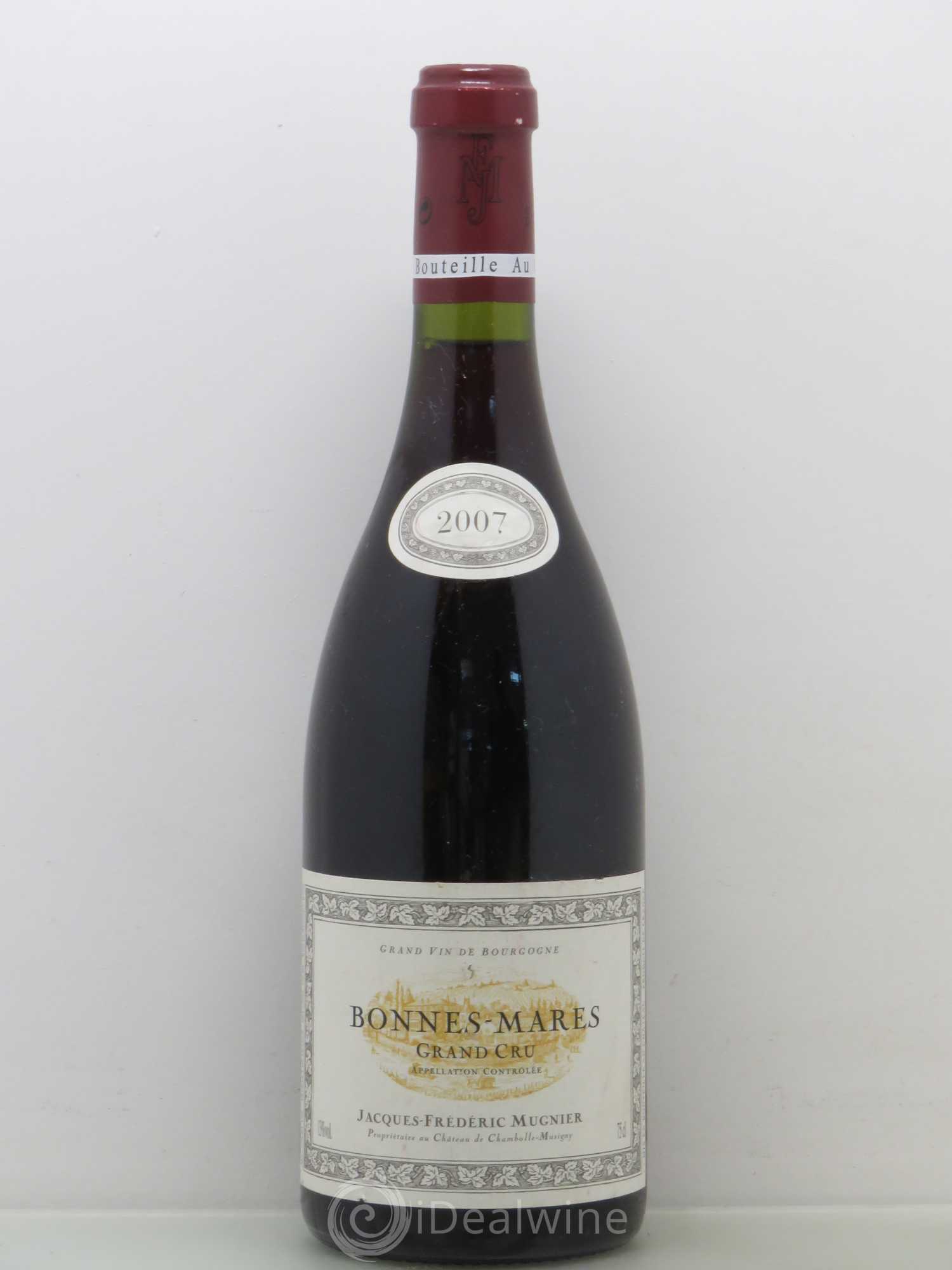 Bonnes-Mares Grand Cru Jacques-Frédéric Mugnier 2007 - Lot de 1 bouteille - 0