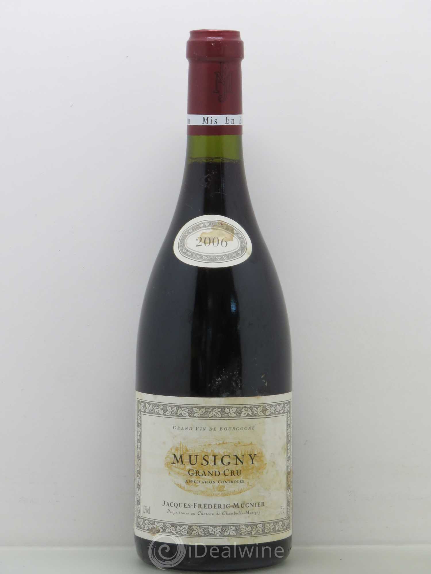 Musigny Grand Cru Jacques-Frédéric Mugnier 2006 - Lot de 1 bouteille - 0