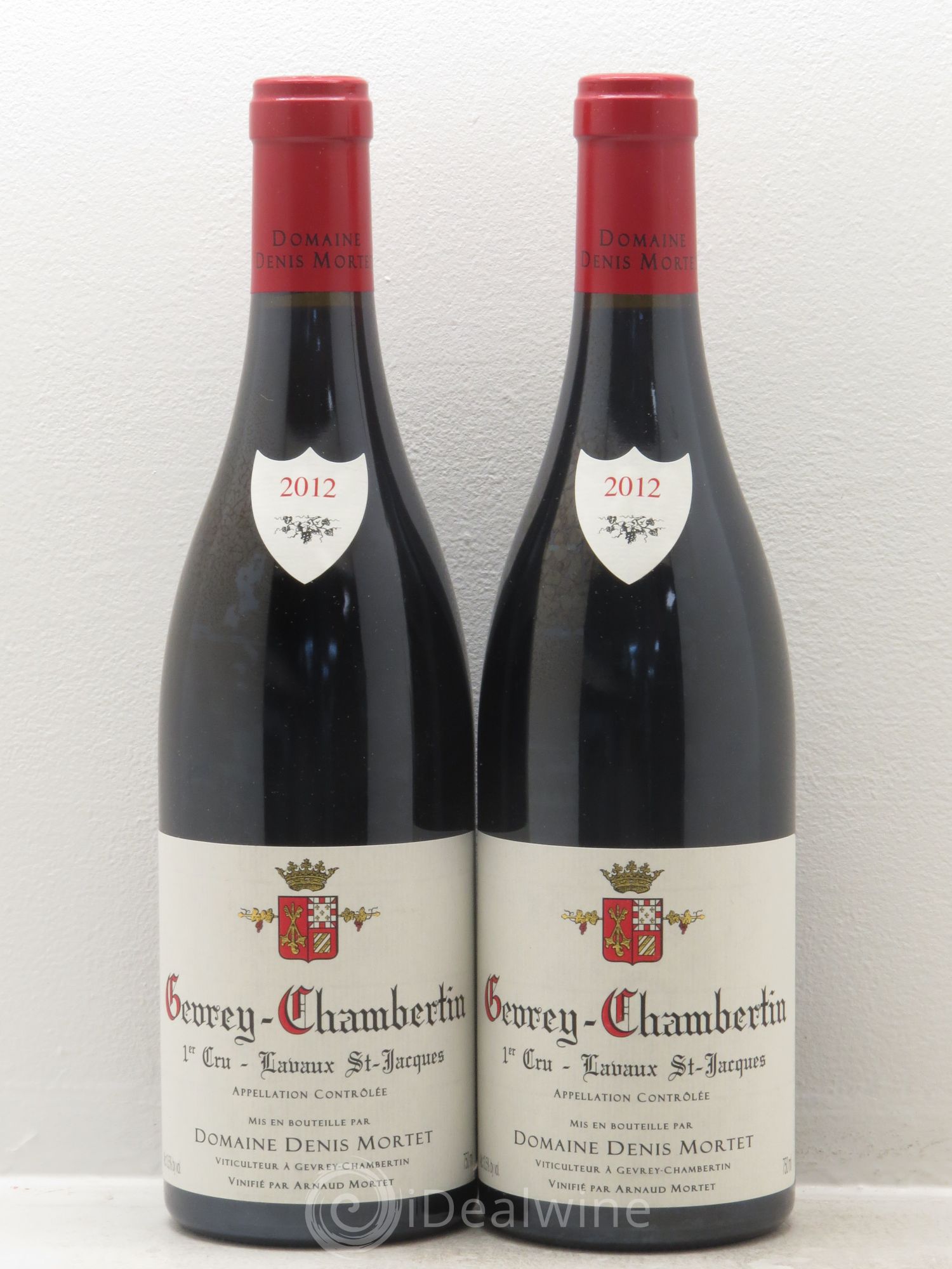 Gevrey-Chambertin 1er Cru Lavaux Saint Jacques Denis Mortet (Domaine) 2012 - Lot de 2 bouteilles - 0