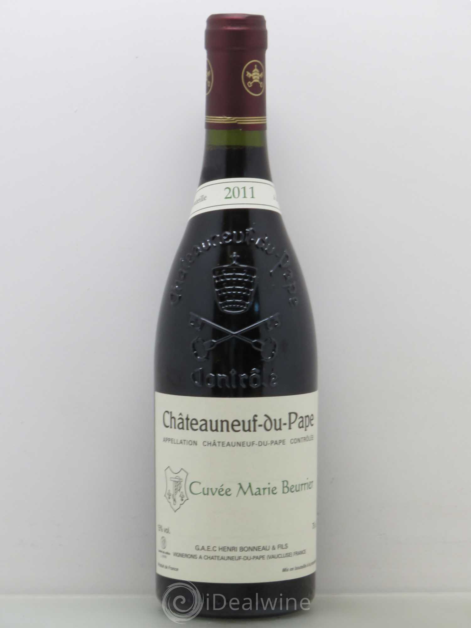 Châteauneuf-du-Pape Marie Beurrier Henri Bonneau & Fils 2011 - Lot de 1 bouteille - 0