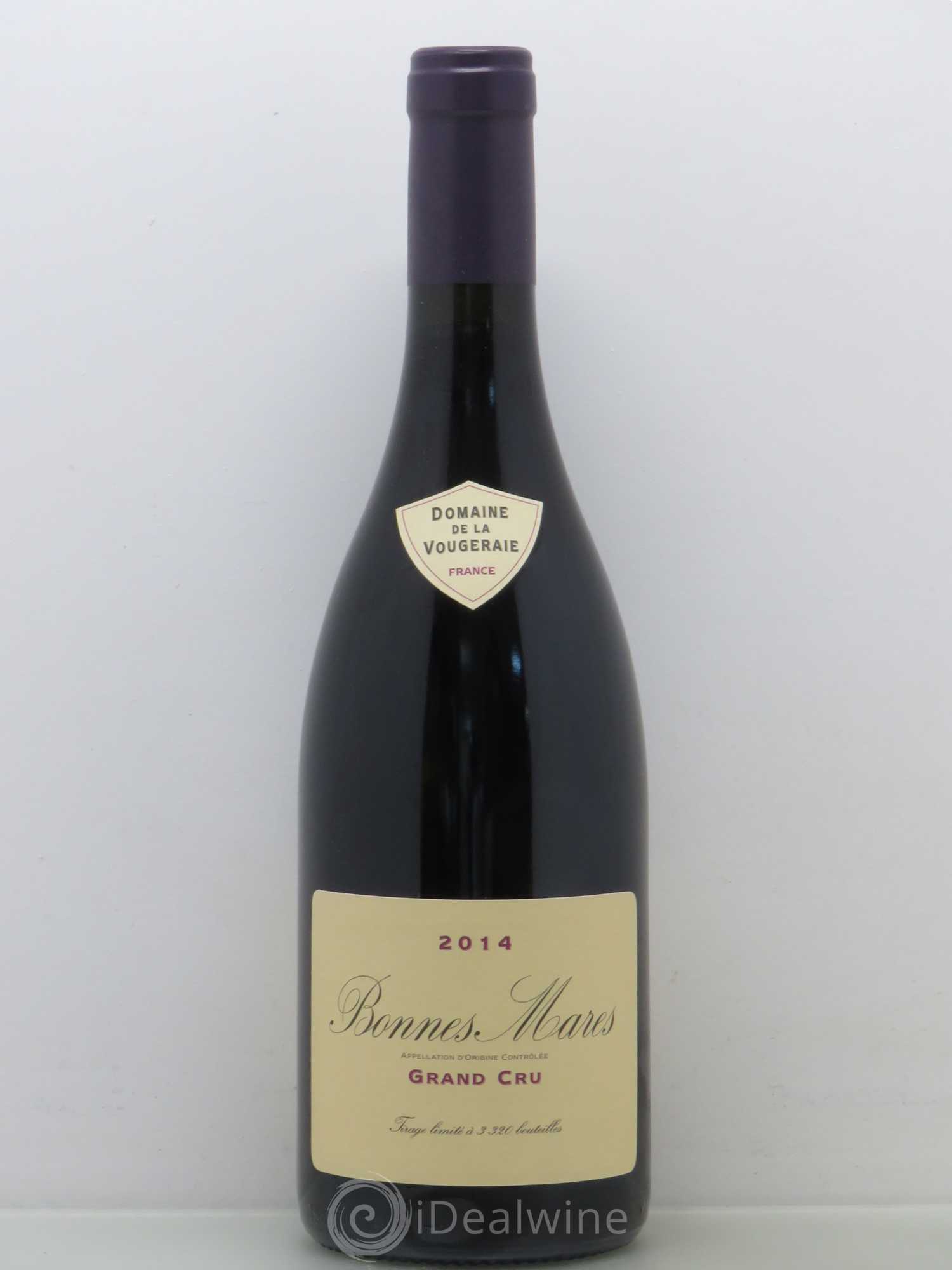 Bonnes-Mares Grand Cru La Vougeraie 2014 - Lot de 1 bouteille - 0