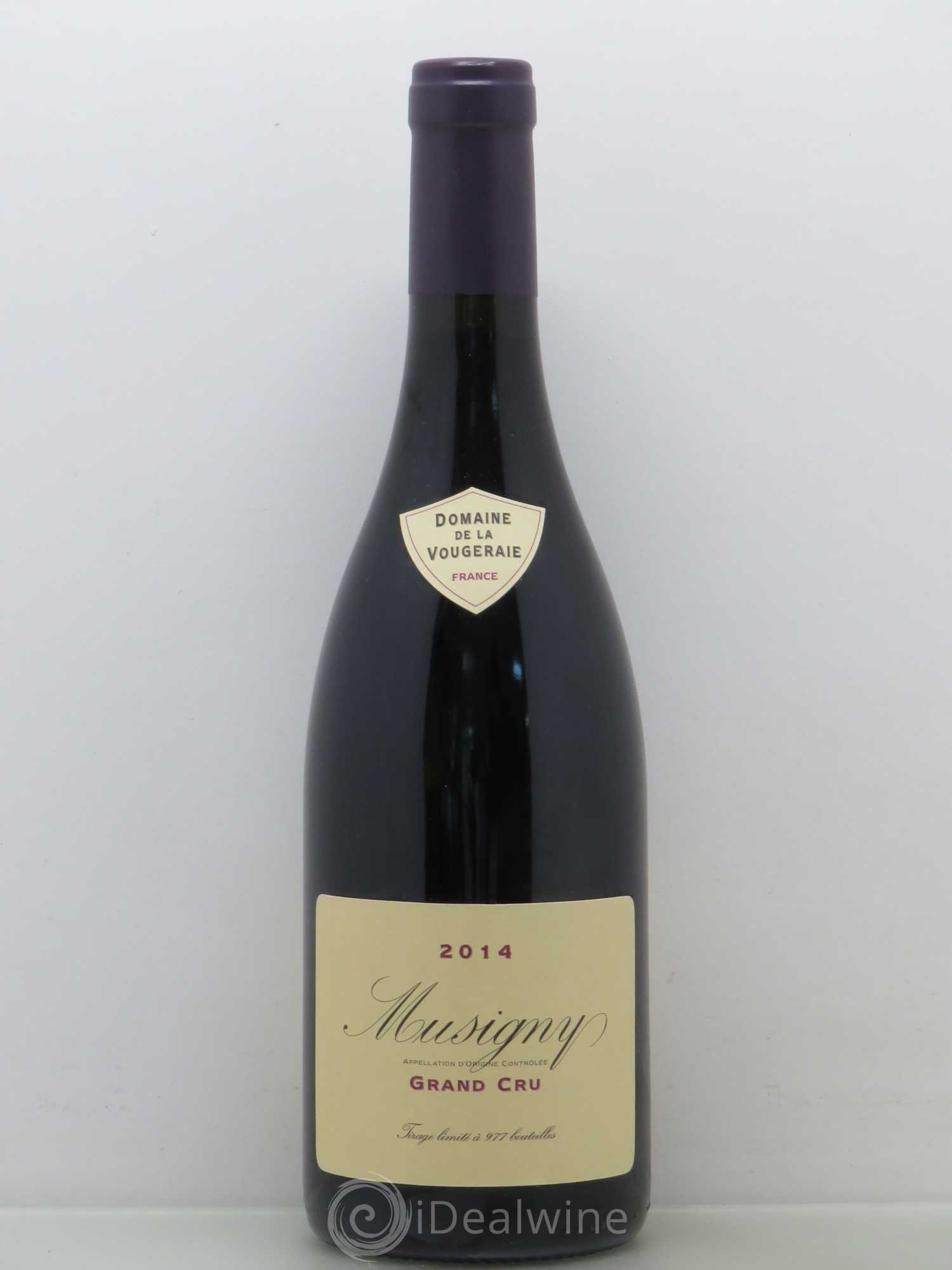 Musigny Grand Cru La Vougeraie 2014 - Lot de 1 bouteille - 0