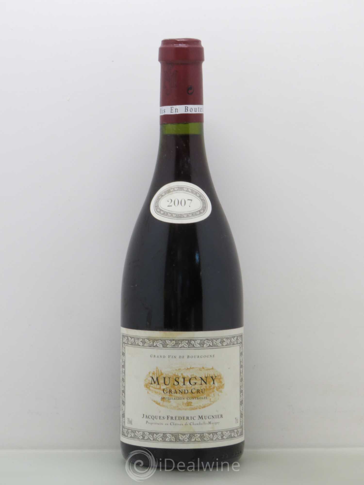 Musigny Grand Cru Jacques-Frédéric Mugnier 2007 - Lot de 1 bouteille - 0