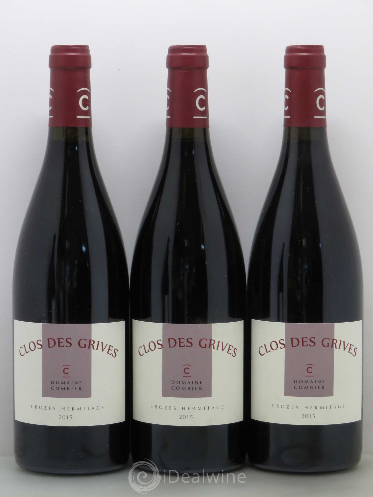 Crozes-Hermitage Clos des Grives Combier 2015 - Lot de 6 bouteilles - 1