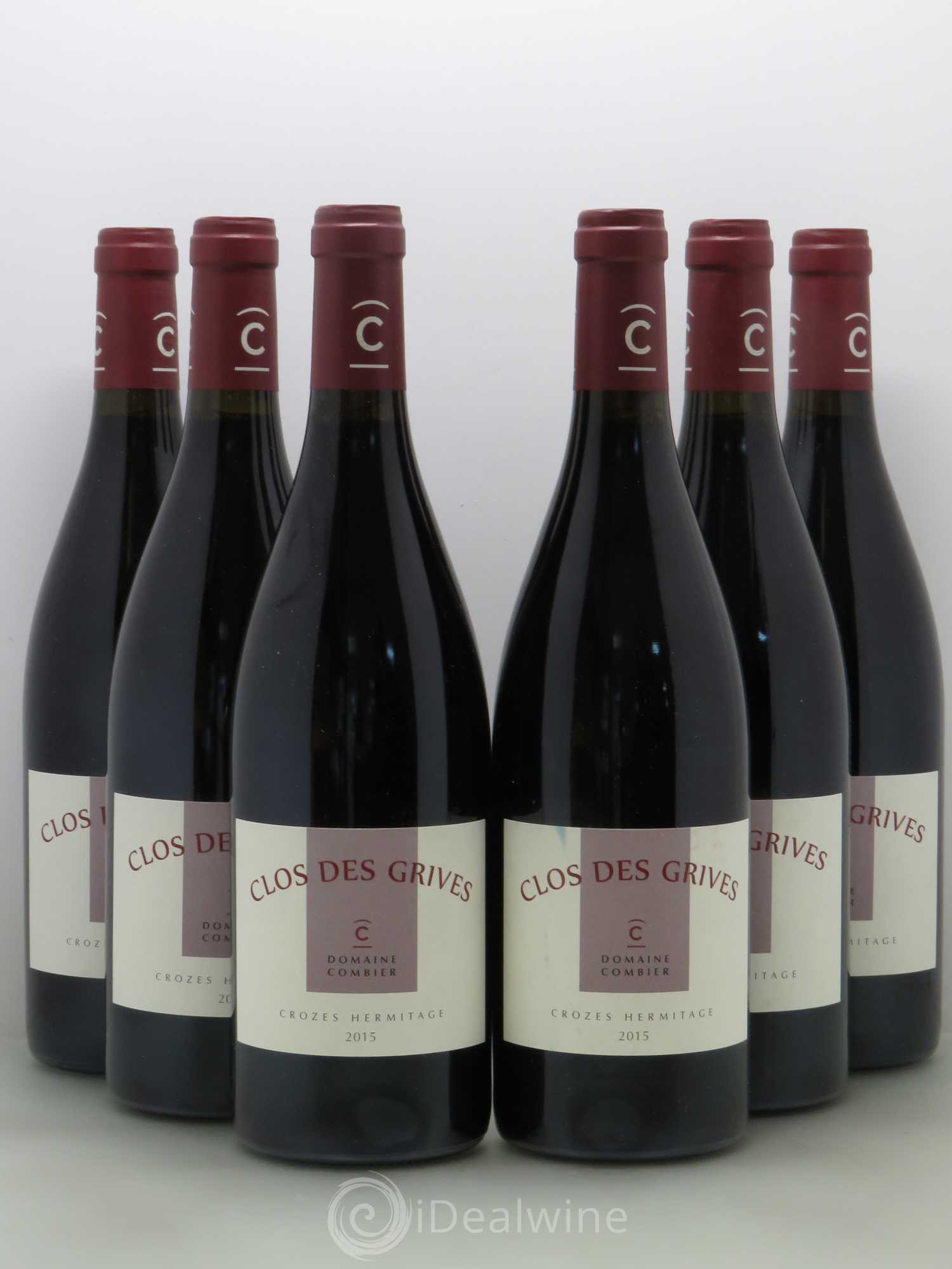 Crozes-Hermitage Clos des Grives Combier 2015 - Lot de 6 bouteilles - 0
