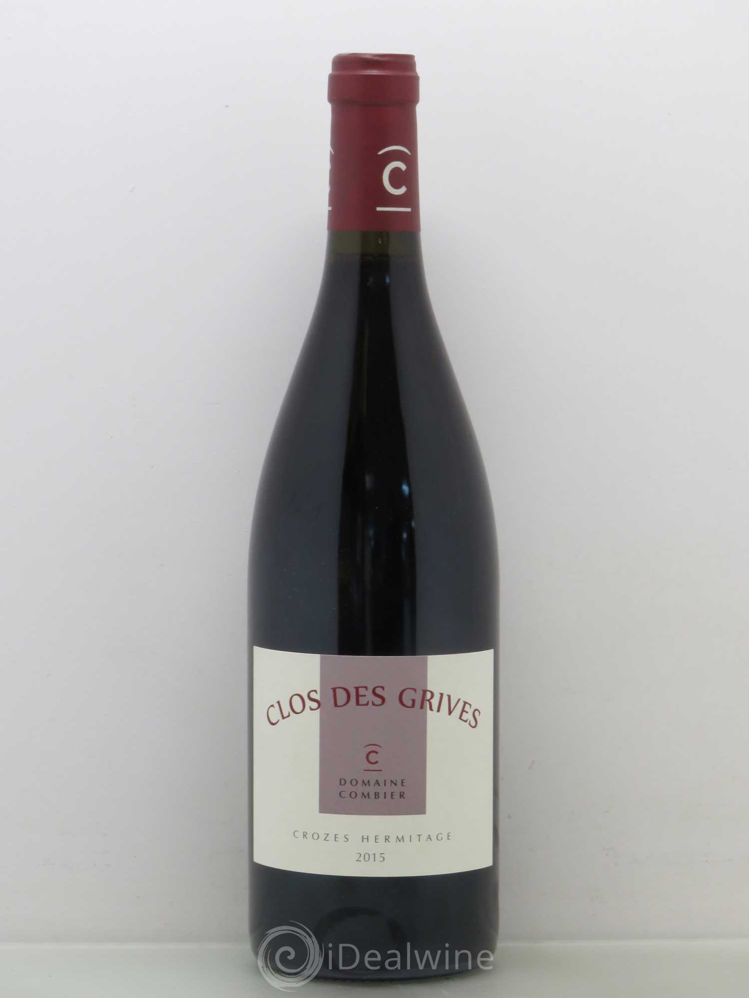 Crozes-Hermitage Clos des Grives Combier 2015 - Lot de 1 bouteille - 0