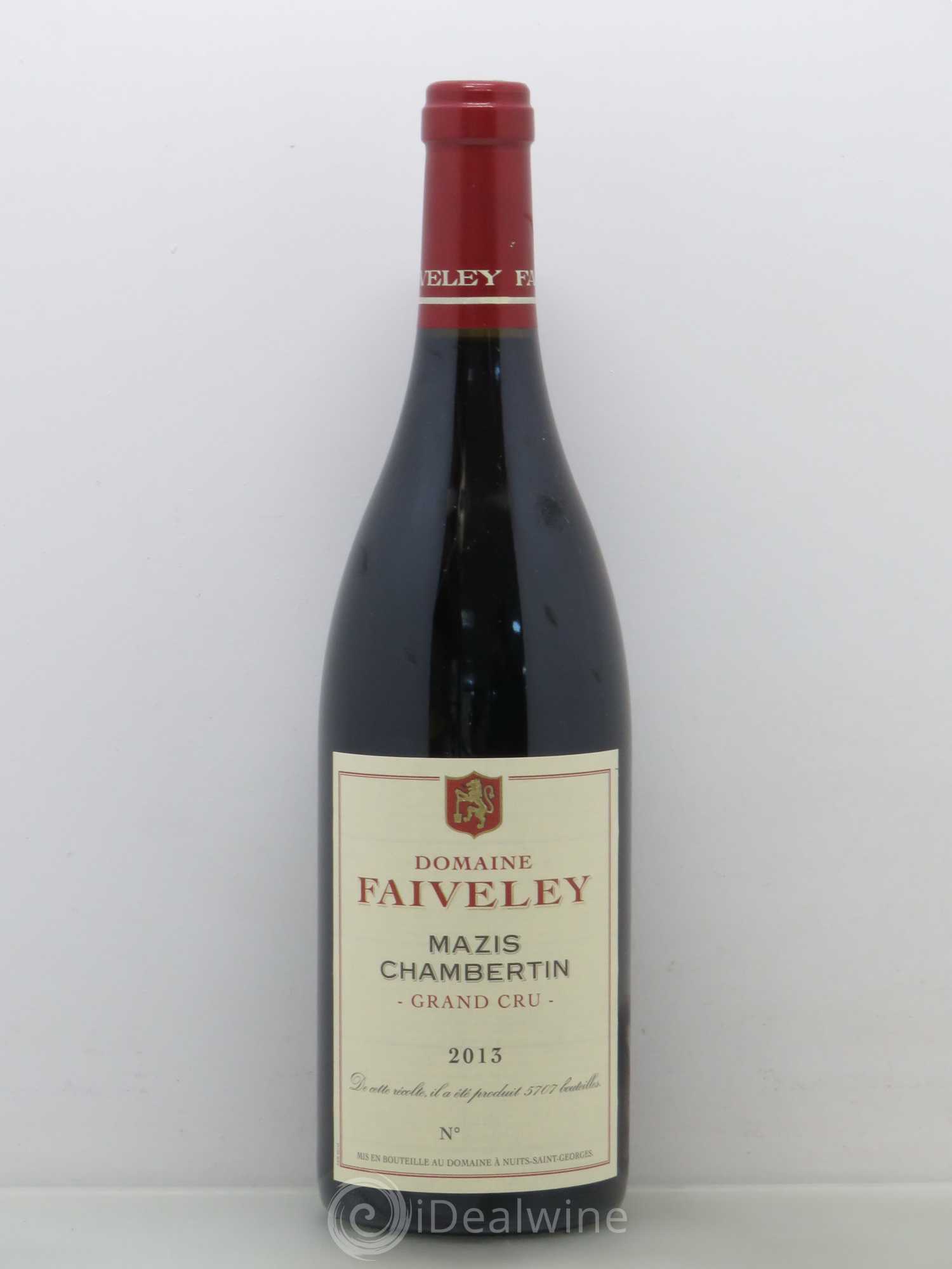 Mazis-Chambertin Grand Cru Faiveley 2013 - Lot de 1 bouteille - 0