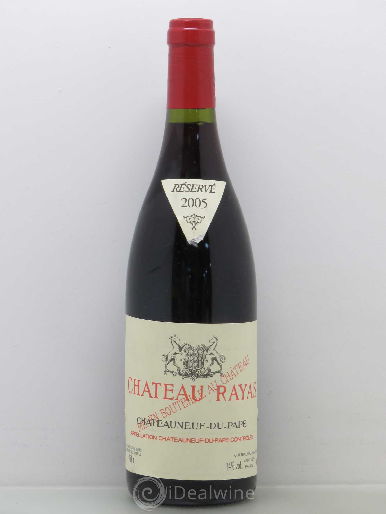 Châteauneuf-du-Pape Château Rayas Emmanuel Reynaud 2005 - Lot de 1 bouteille - 0