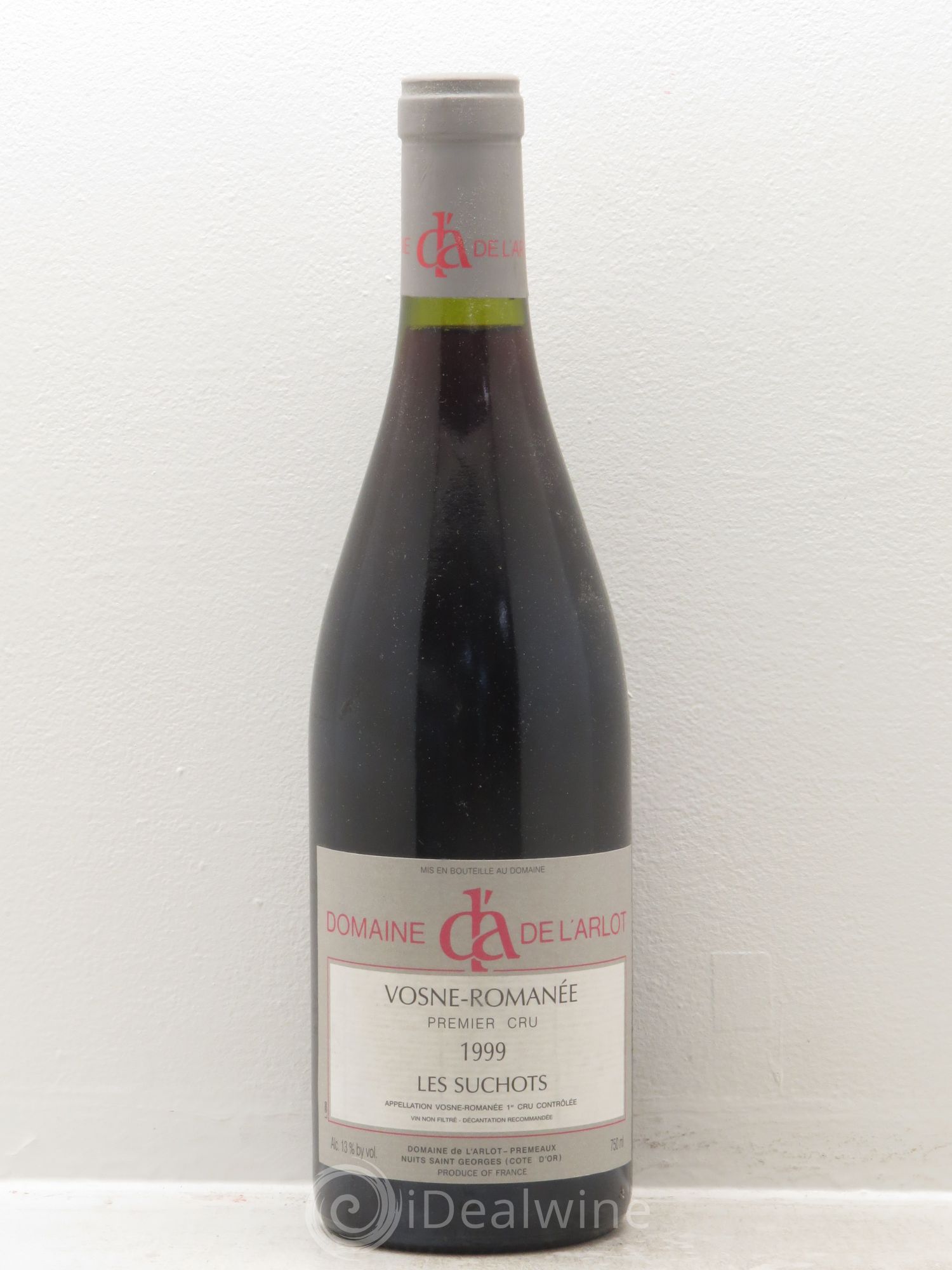 Vosne-Romanée 1er Cru Les Suchots Domaine de l'Arlot 1999 - Lot de 1 bouteille - 0