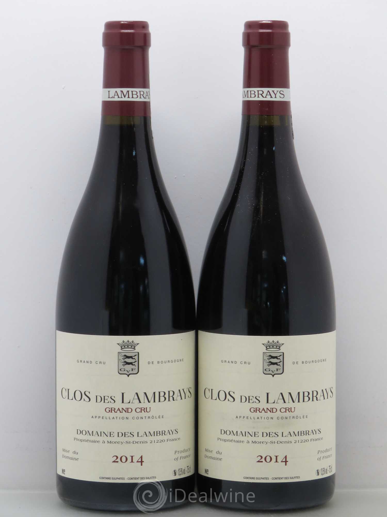 Clos des Lambrays Grand Cru Domaine des Lambrays 2014 - Lot de 2 bouteilles - 0