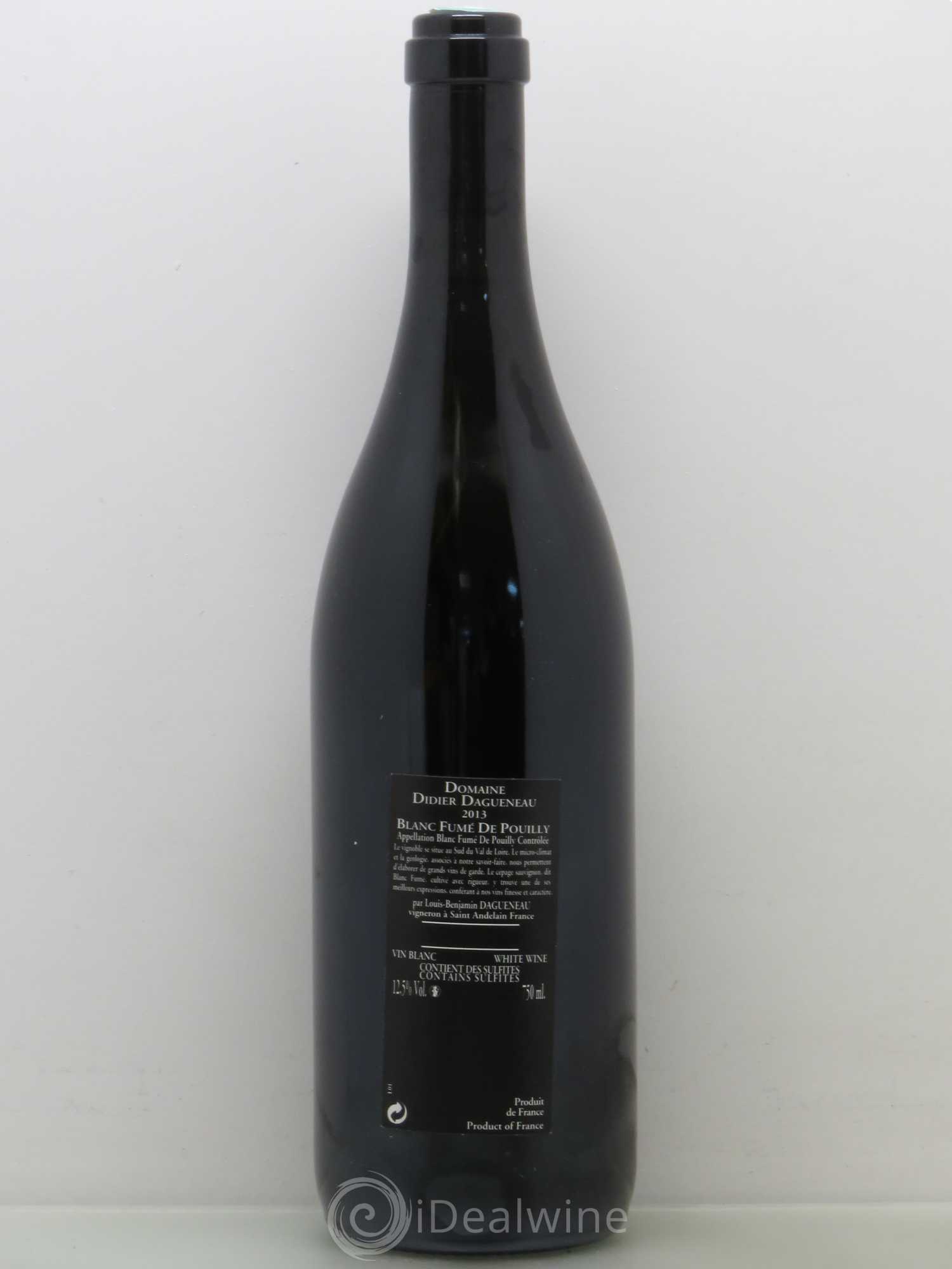 Vin de France (anciennement Pouilly-Fumé) Silex Dagueneau (Domaine Didier - Louis-Benjamin) 2013 - Lot de 1 bouteille - 1