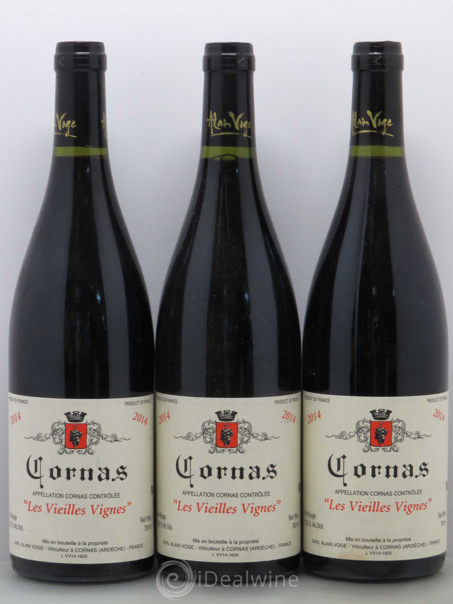 Cornas Les Vieilles Vignes Alain Voge (Domaine) 2014 - Lot de 6 bouteilles - 1