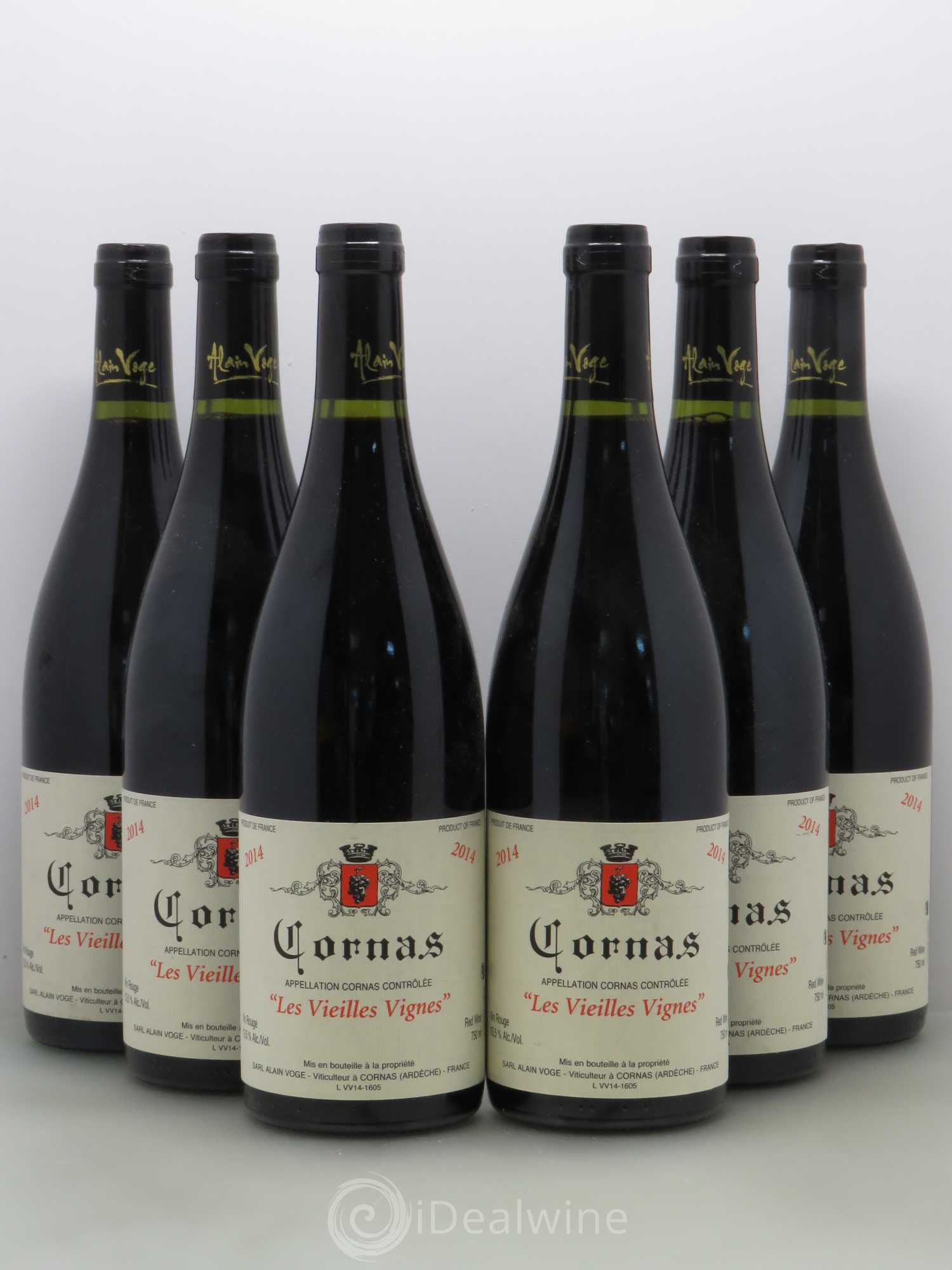 Cornas Les Vieilles Vignes Alain Voge (Domaine) 2014 - Lot de 6 bouteilles - 0