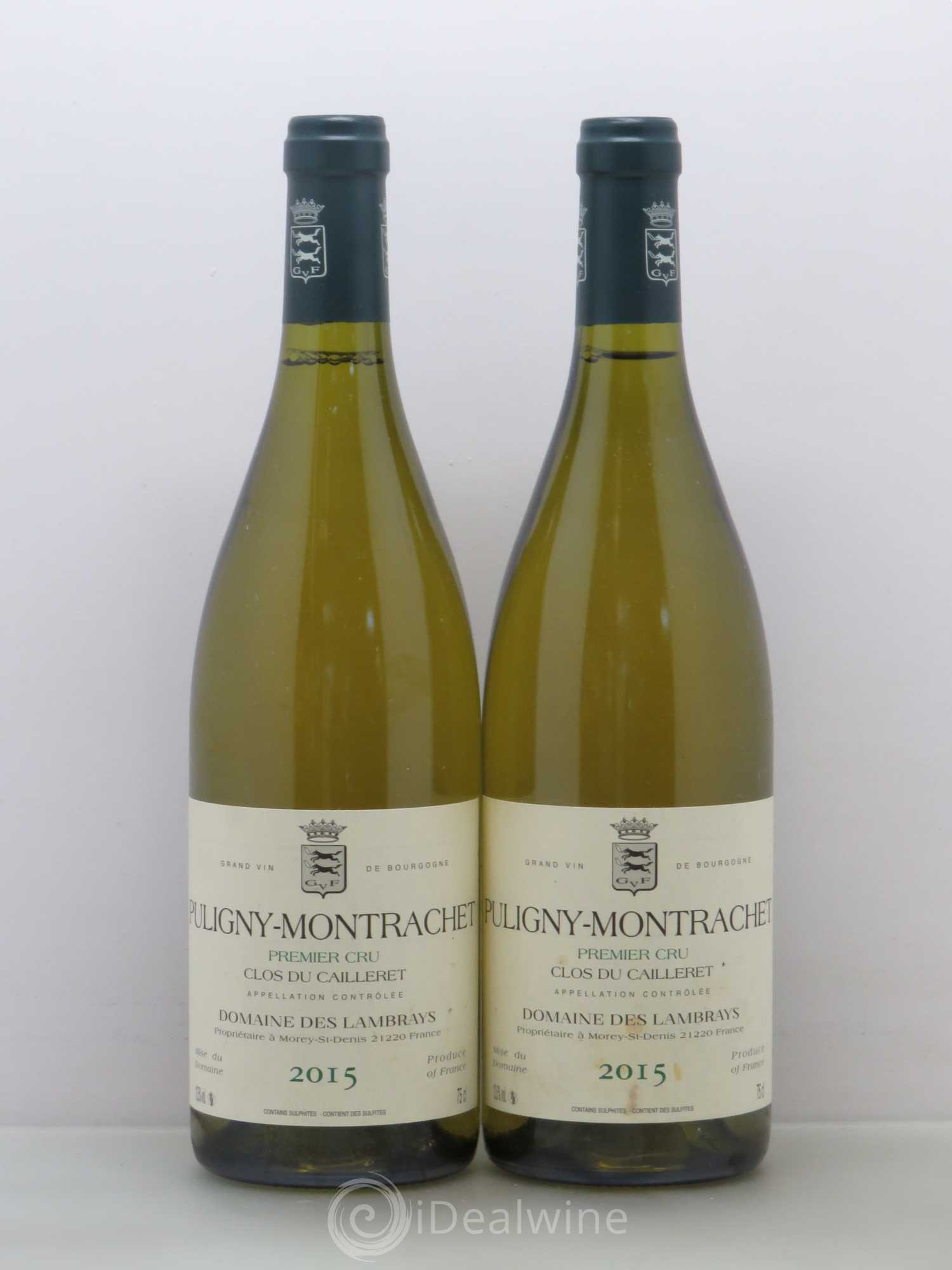 Puligny-Montrachet 1er Cru Les Caillerets Lambrays 2015 - Posten von 2 Flaschen - 0