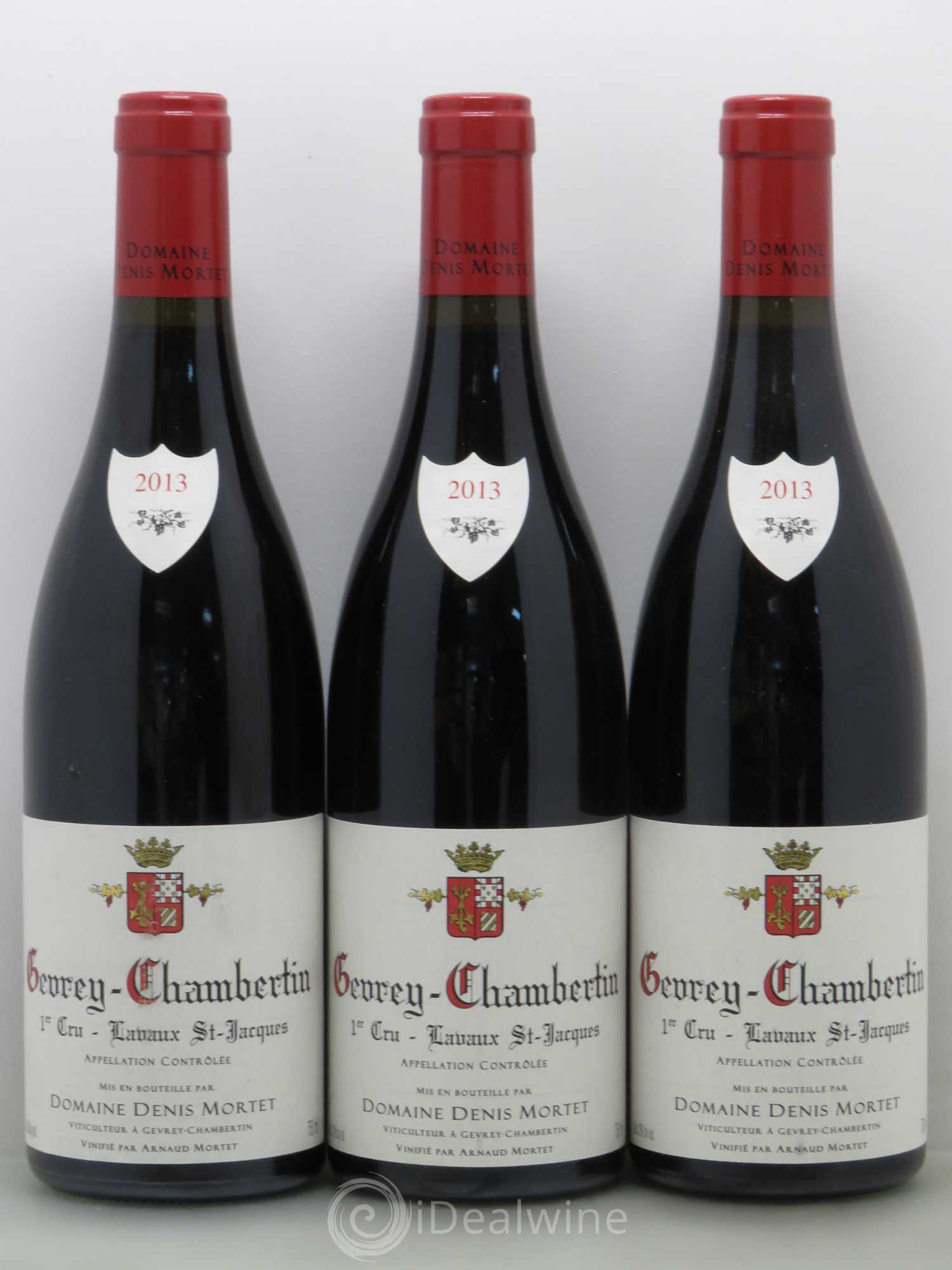 Gevrey-Chambertin 1er Cru Lavaux Saint Jacques Denis Mortet (Domaine) 2013 - Lot de 6 bouteilles - 1