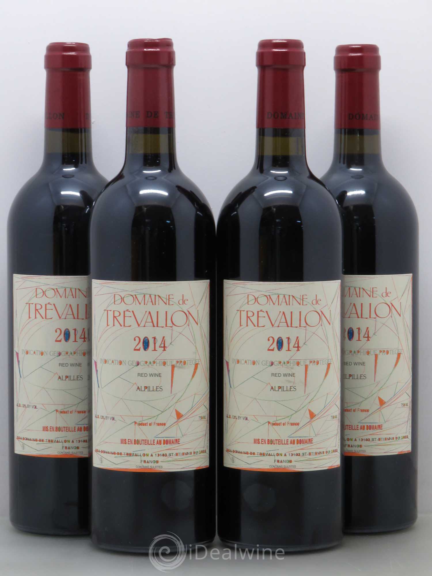 Coteaux d'Aix-en-Provence Trévallon (Domaine de) Eloi Dürrbach 2014 - Lotto di 4 bottiglie - 0
