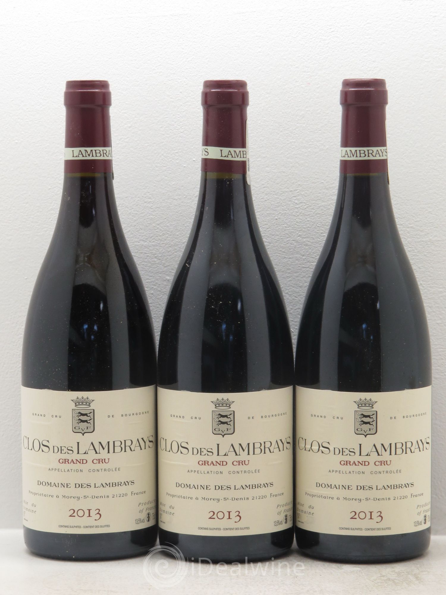 Clos des Lambrays Grand Cru Domaine des Lambrays 2013 - Lot de 3 bouteilles - 0